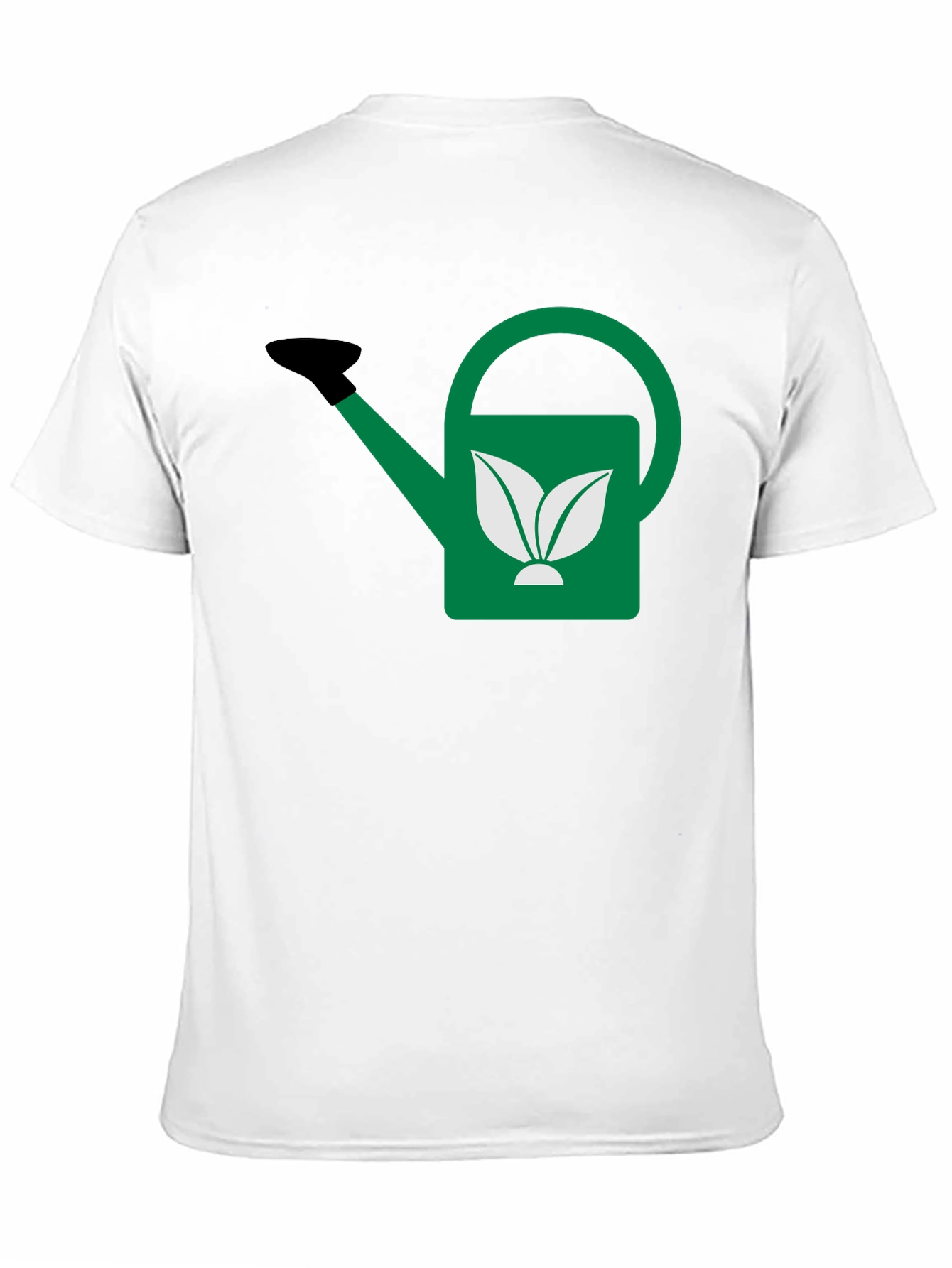 Gardening T-Shirt: Green Watering Can Design