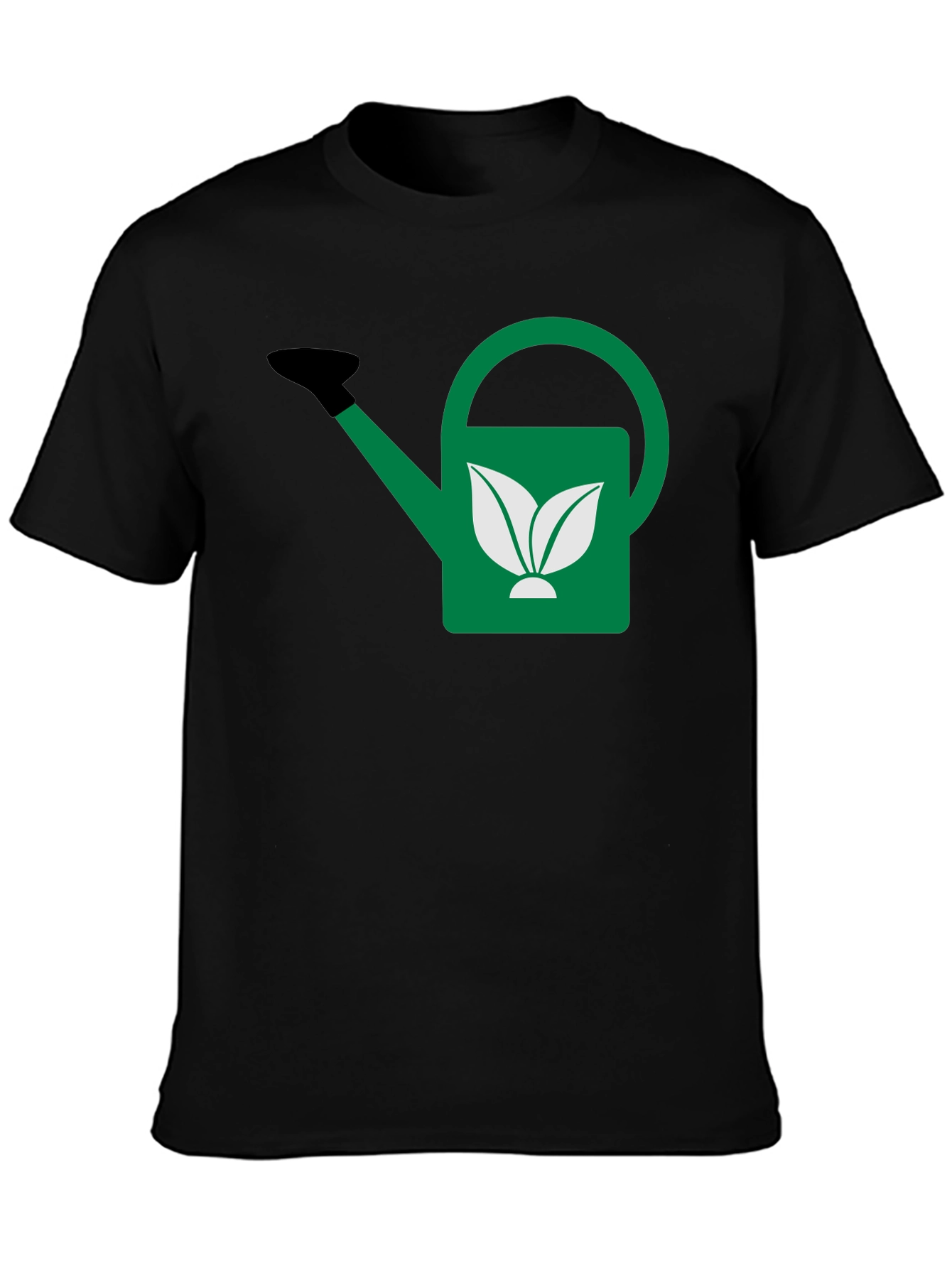 Gardening T-Shirt: Green Watering Can Design