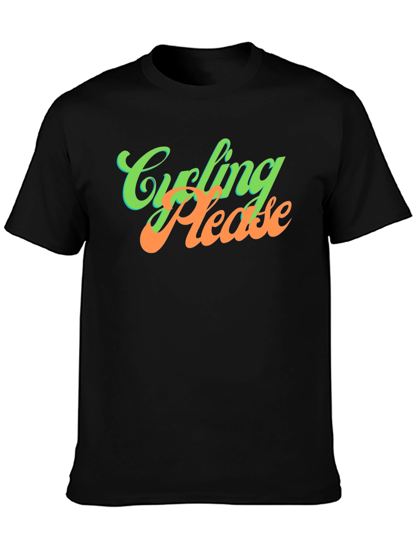 Cycling Please T-Shirt - Unique Graphic Tee