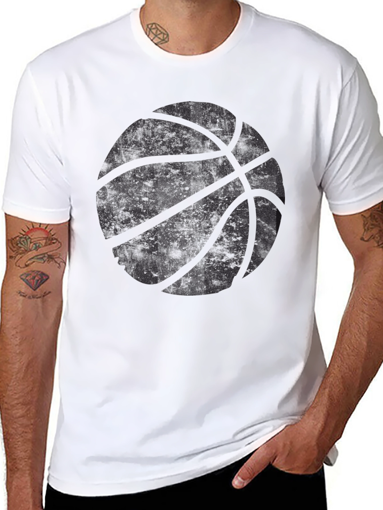Mens Black Short Sleeve T-Shirt