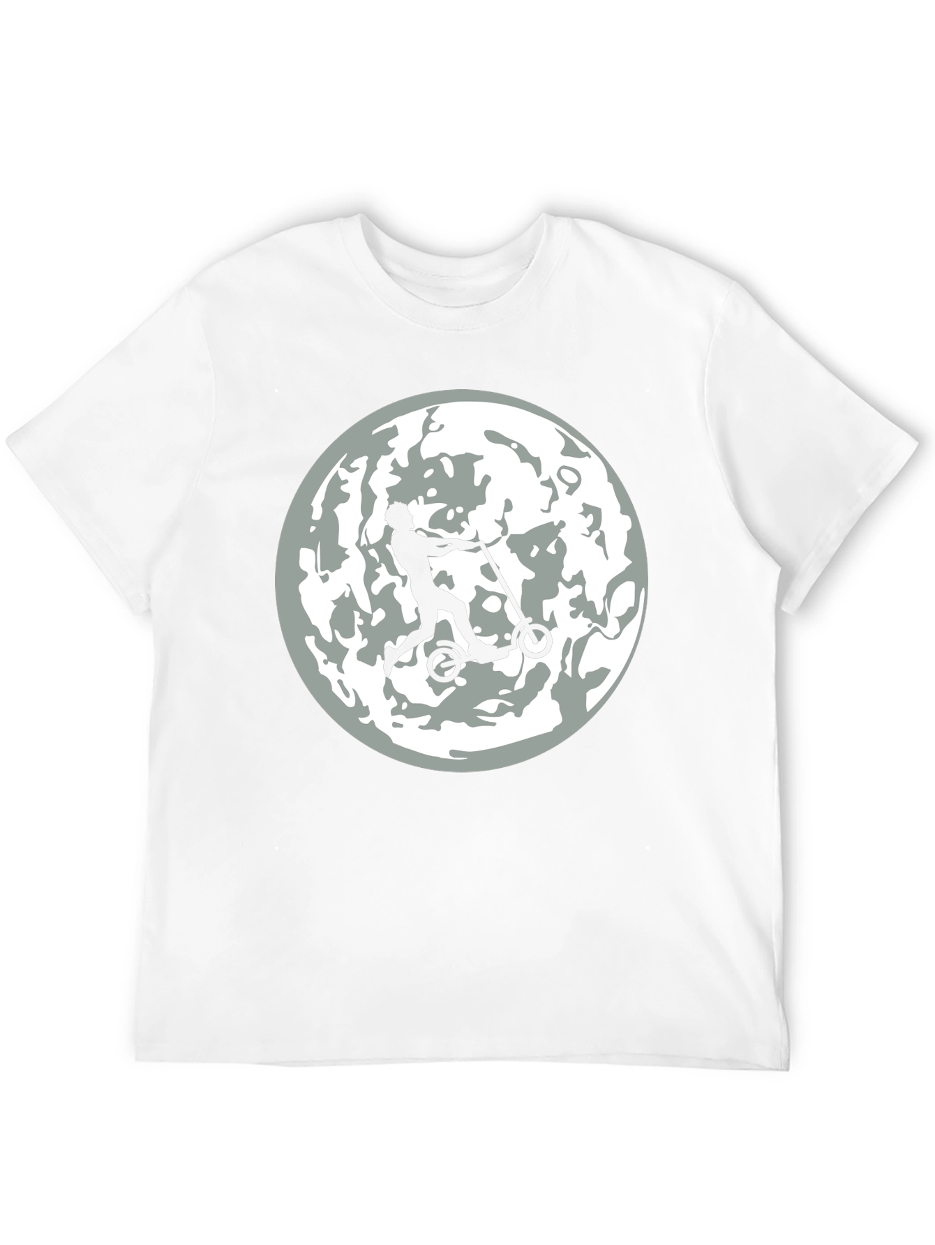 Moon Rider Graphic Tee - Mens Black T-Shirt