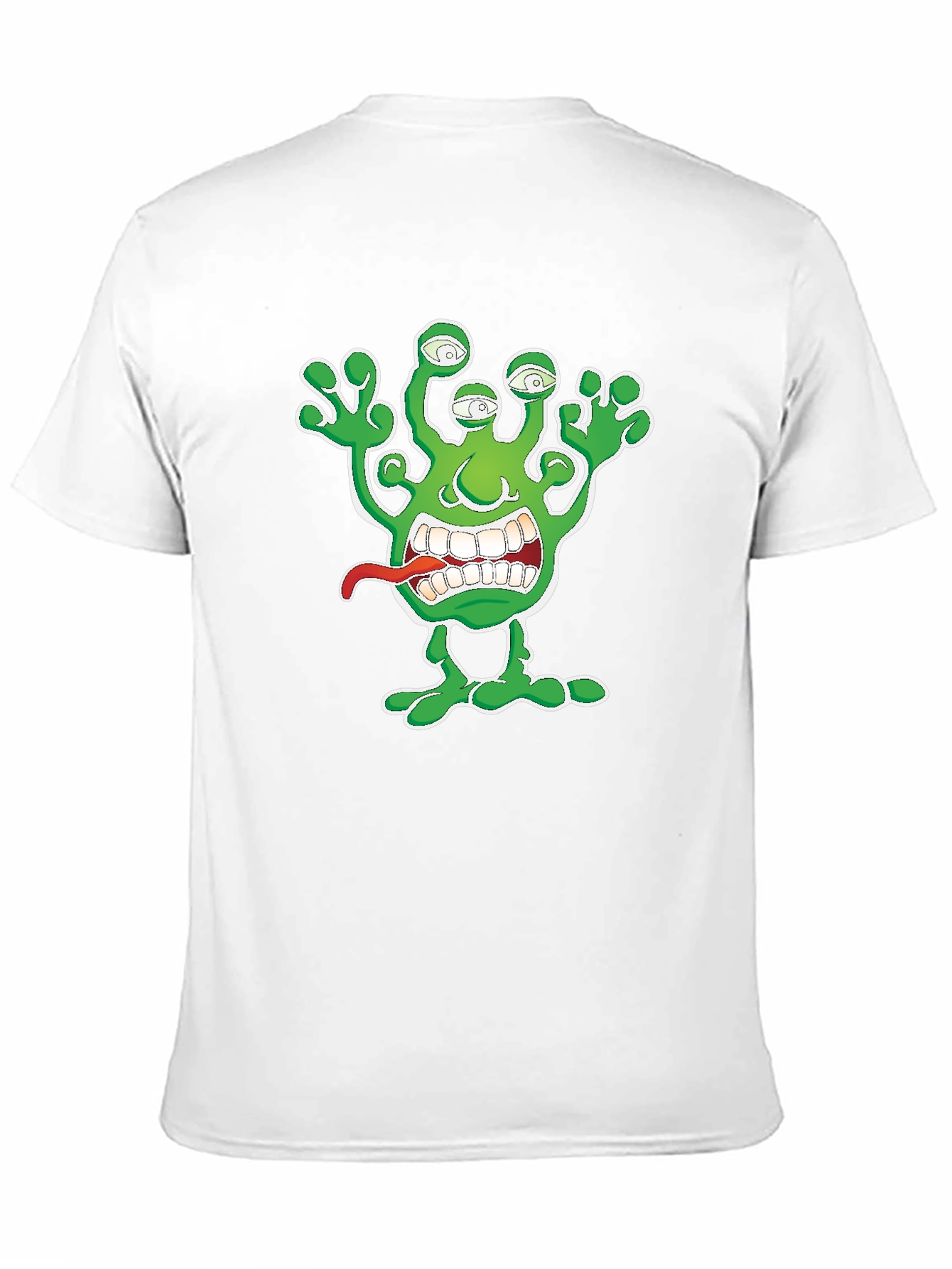 Alien Monster Graphic Print T-Shirt