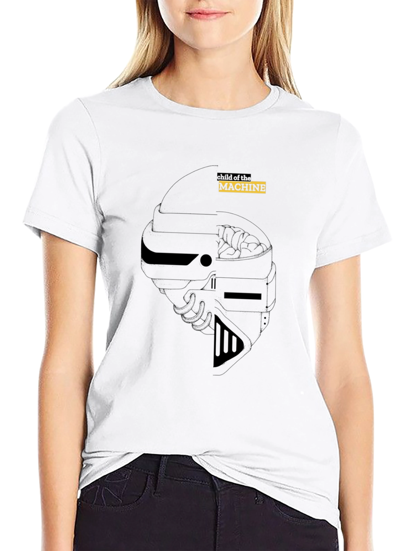 Child of the Machine Black Graphic Tee