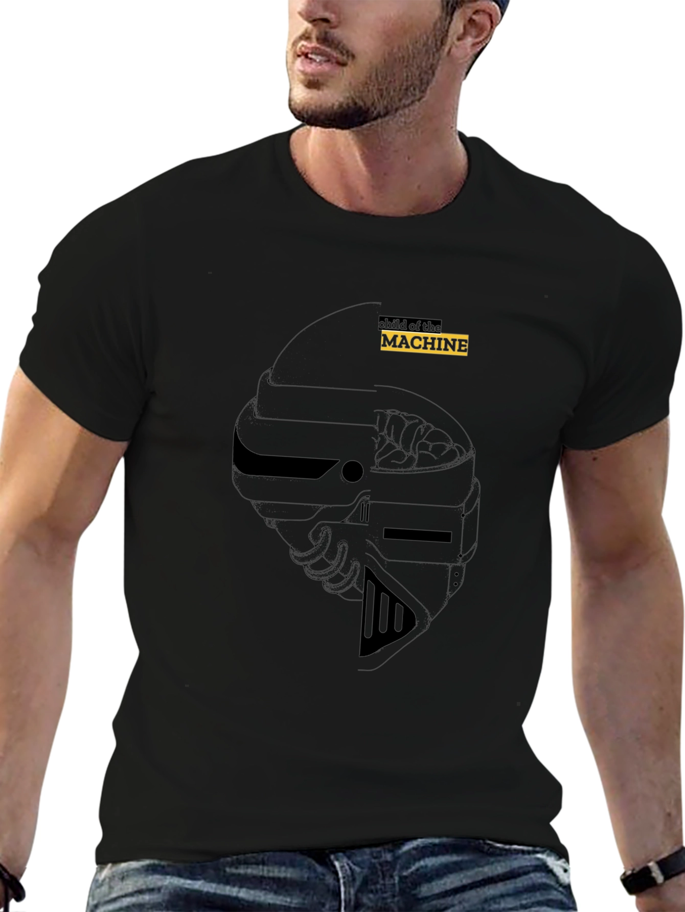 Child of the Machine Black Graphic Tee