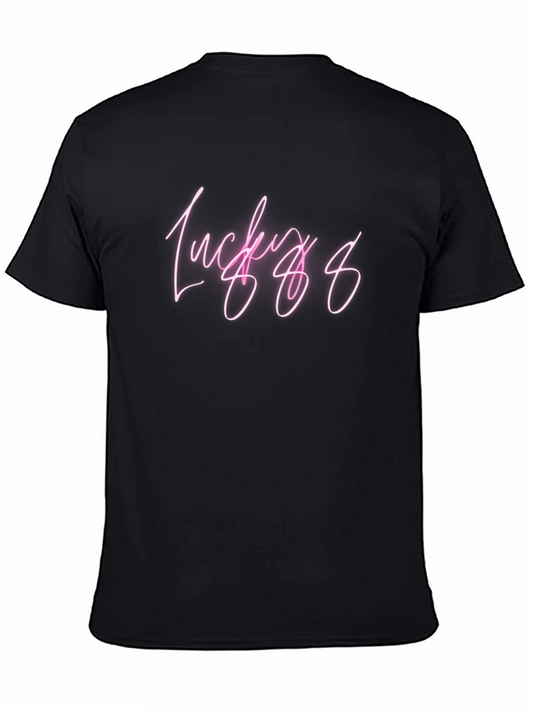 Lucky 88 Black Graphic Tee