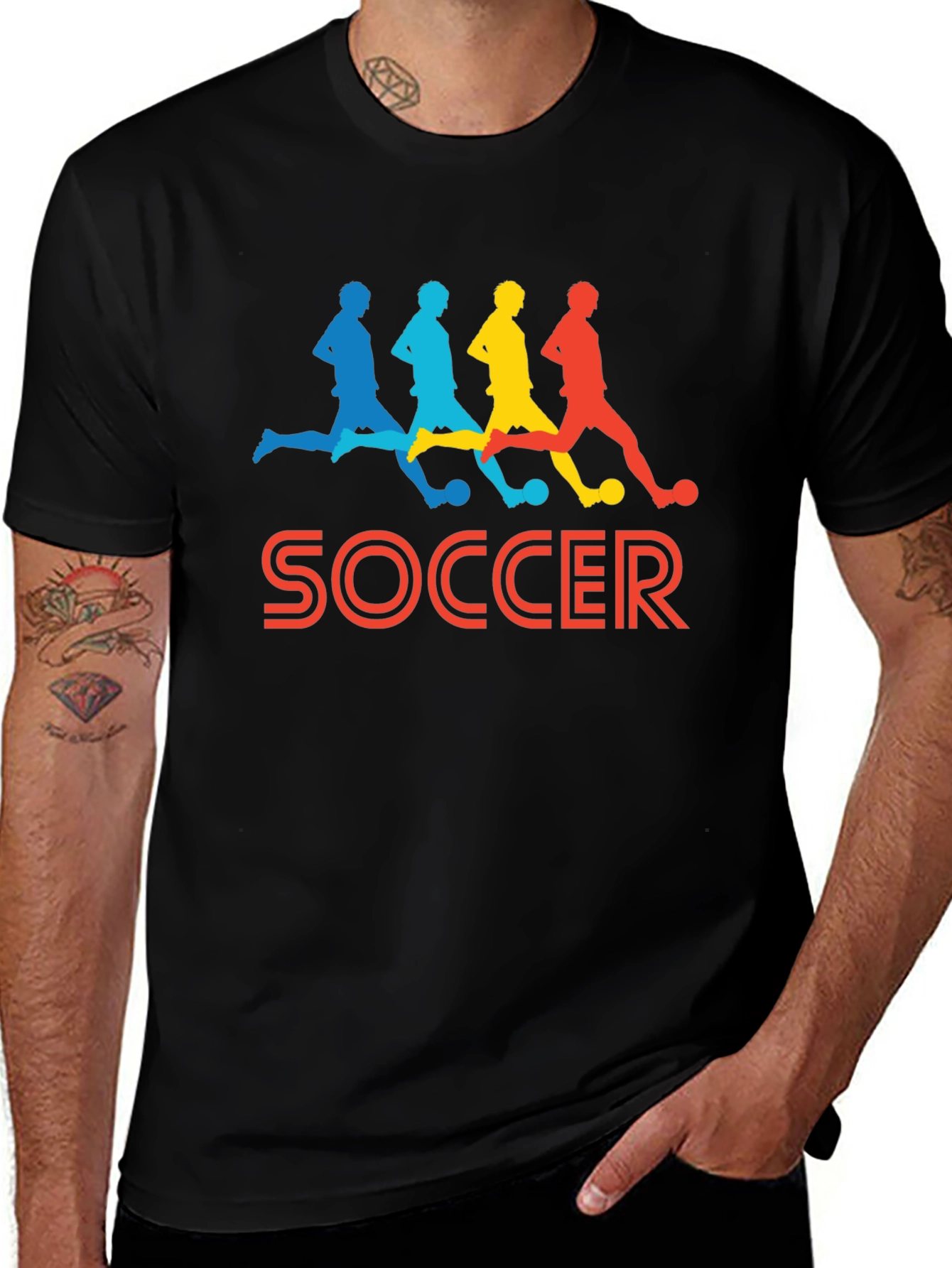 Colorful Soccer T-Shirt