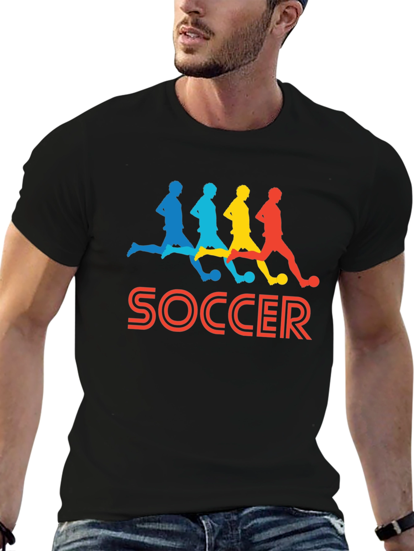 Colorful Soccer T-Shirt