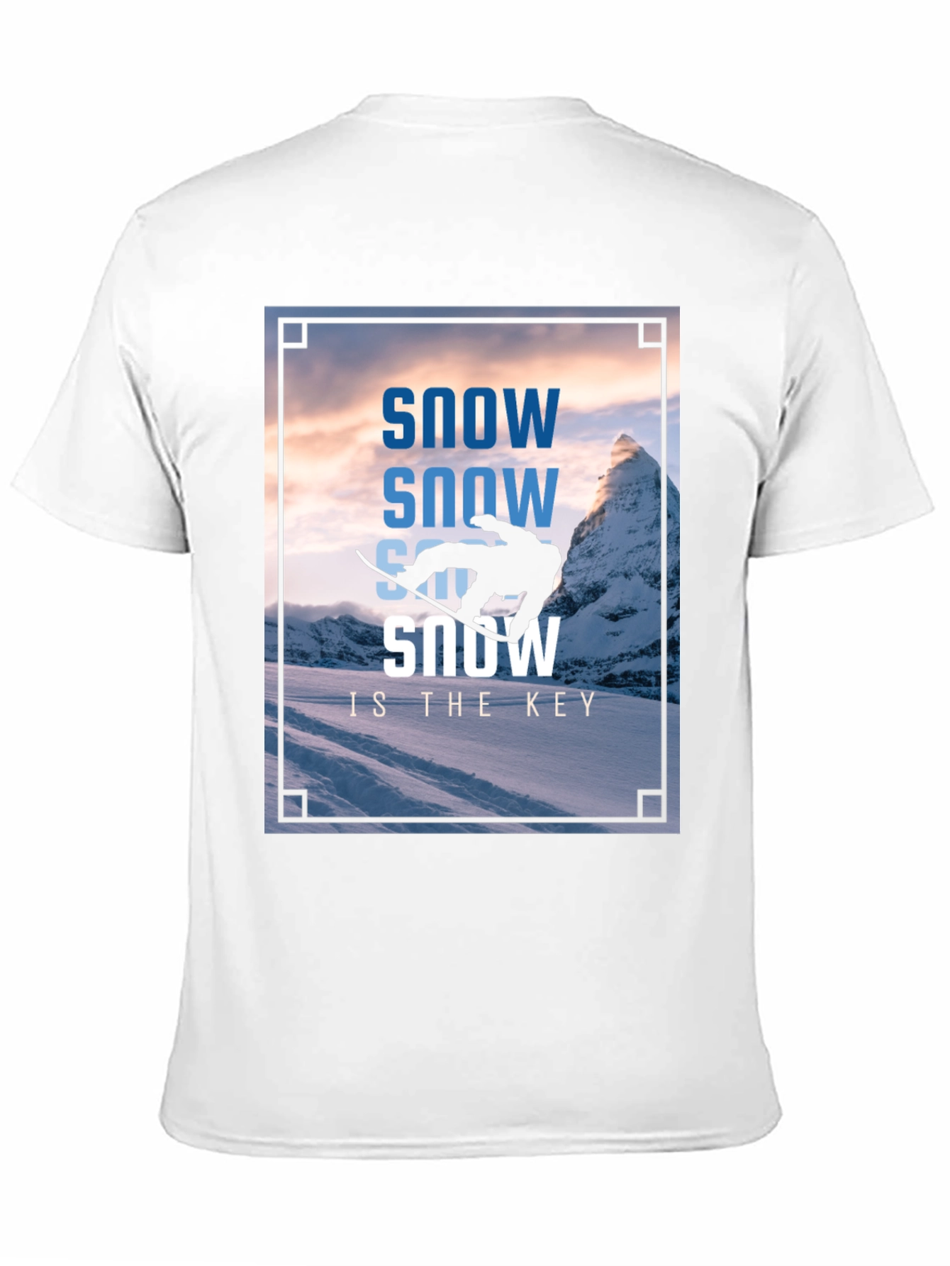 Snow is the Key Graphic T-Shirt