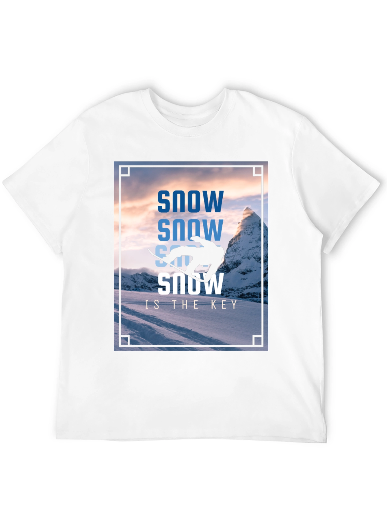 Snow is the Key Graphic T-Shirt