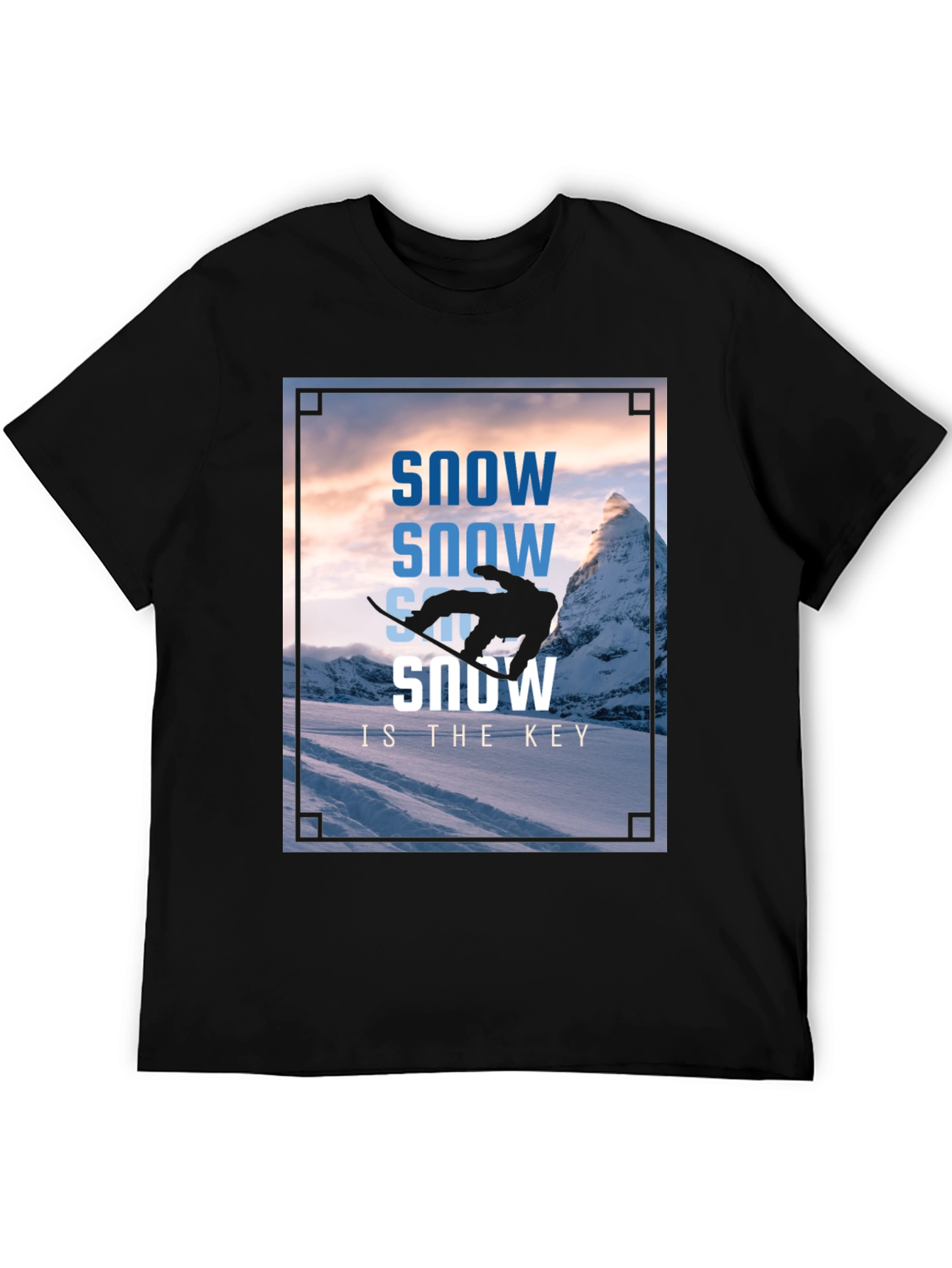 Snow is the Key Graphic T-Shirt