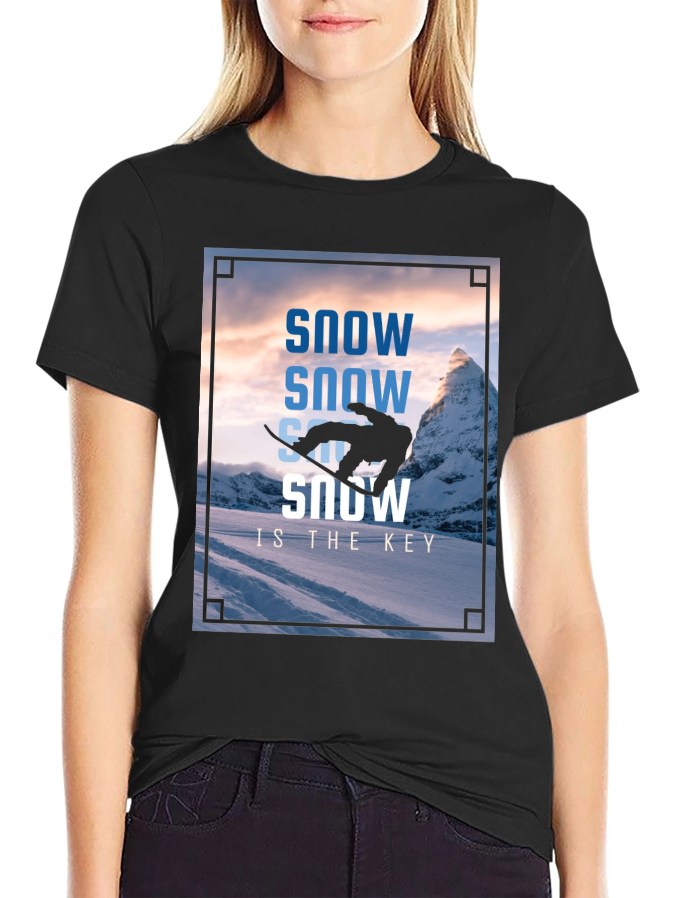 Snow is the Key Graphic T-Shirt