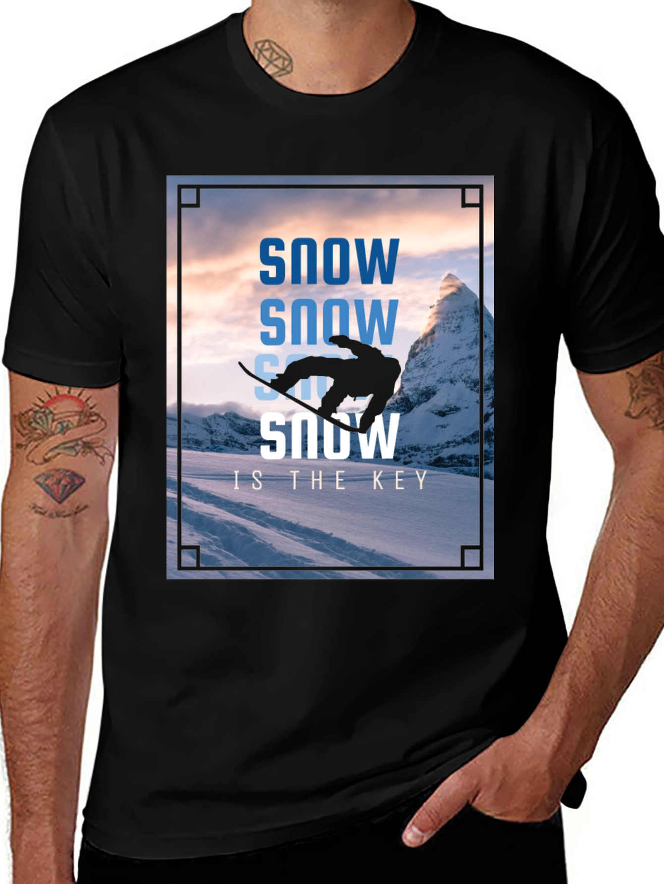 Snow is the Key Graphic T-Shirt