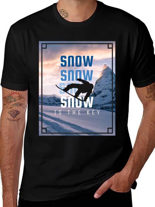 Snow is the Key Graphic T-Shirt