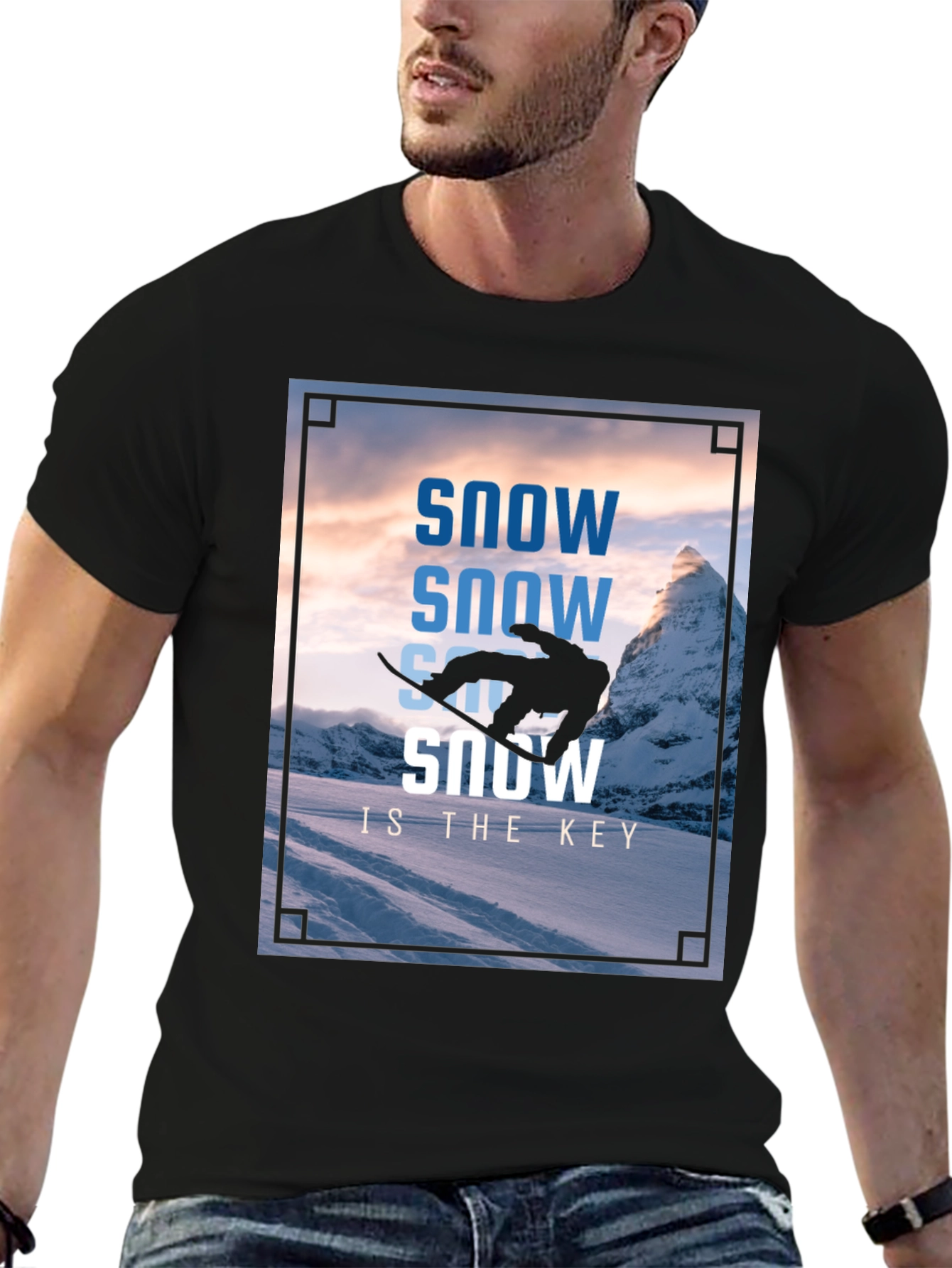 Snow is the Key Graphic T-Shirt