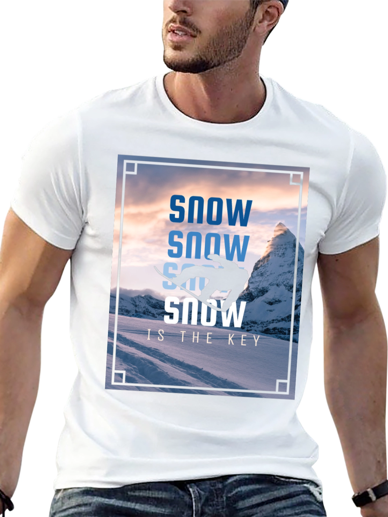 Snow is the Key Graphic T-Shirt