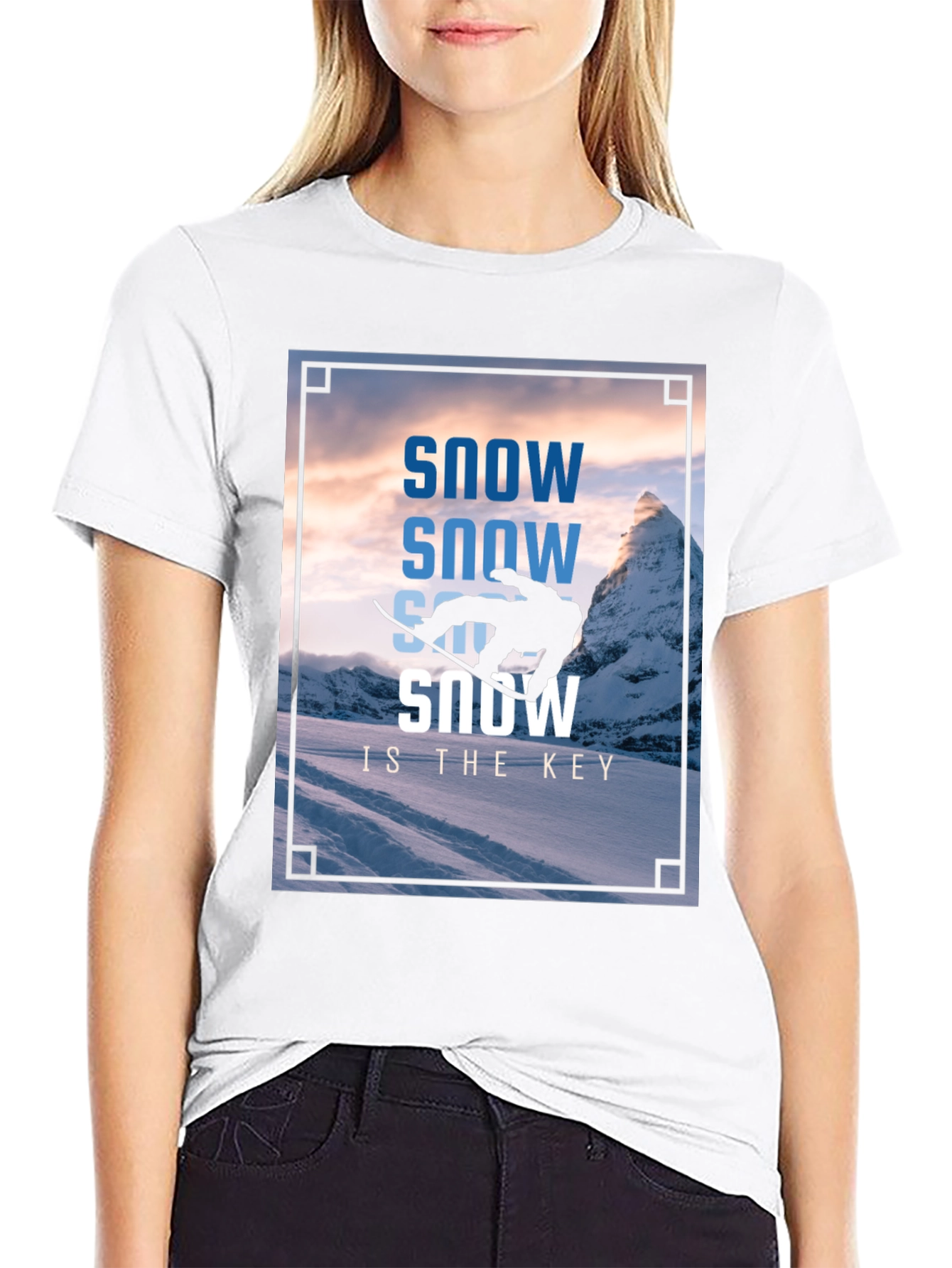 Snow is the Key Graphic T-Shirt