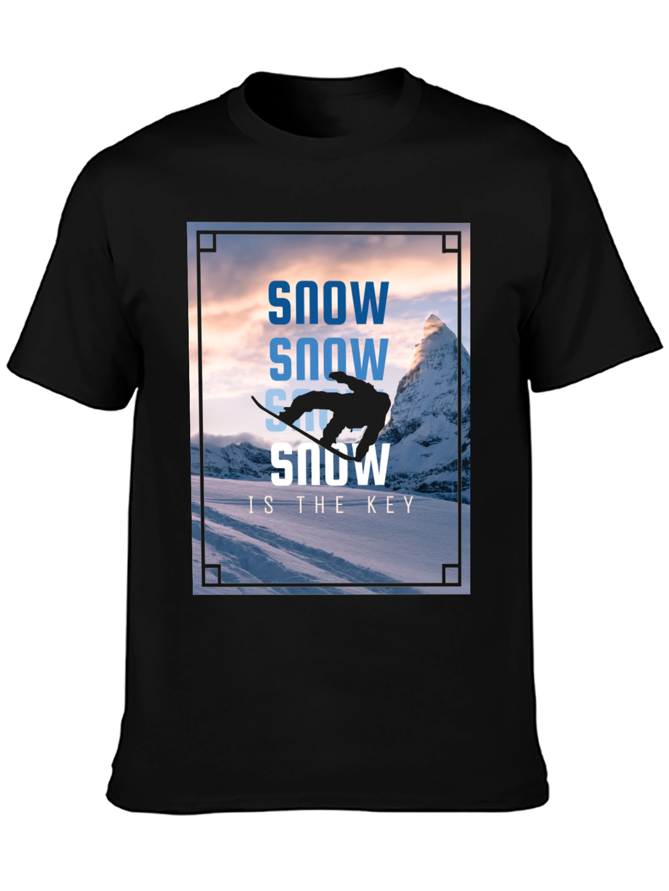 Snow is the Key Graphic T-Shirt