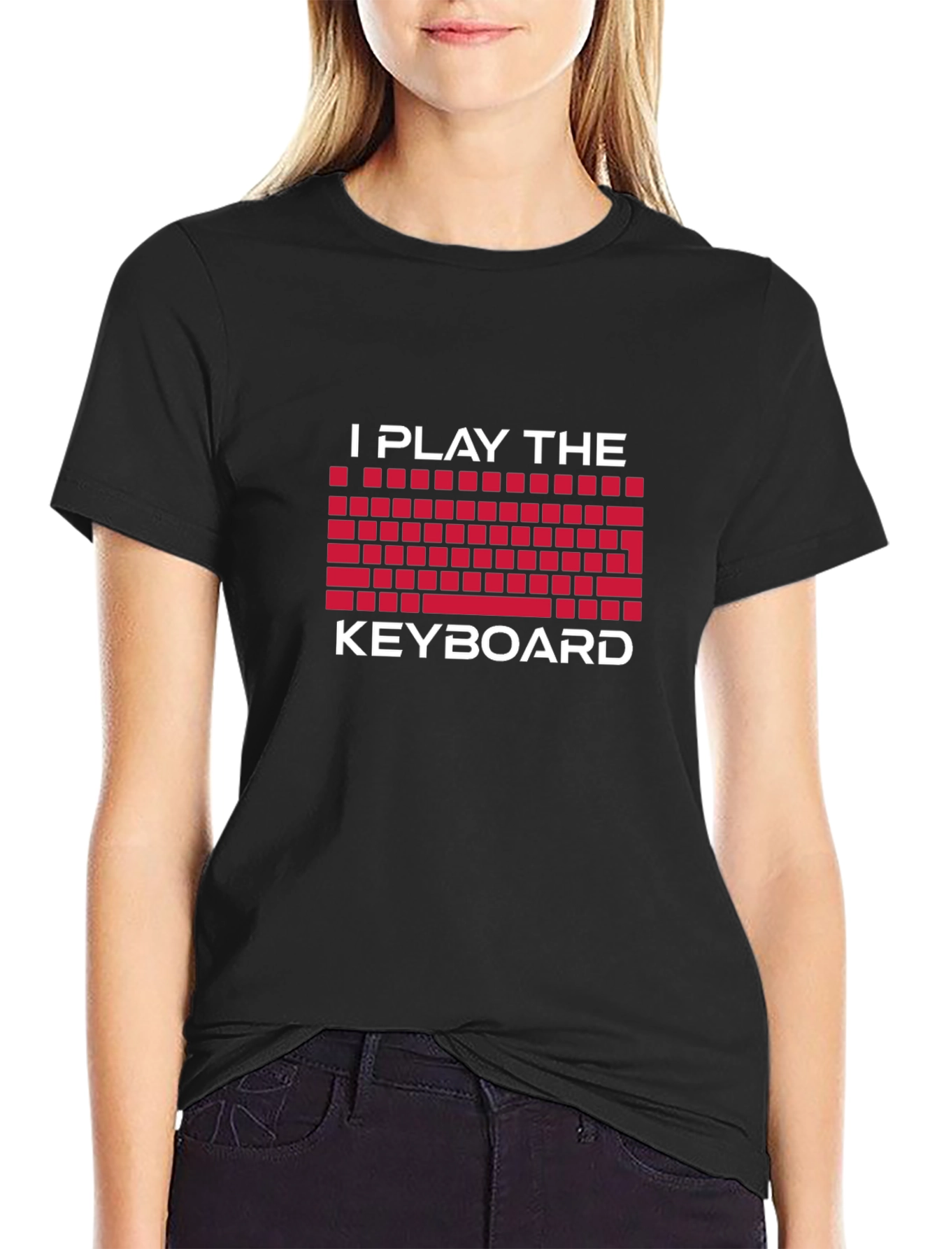 I Play The Keyboard Graphic Tee