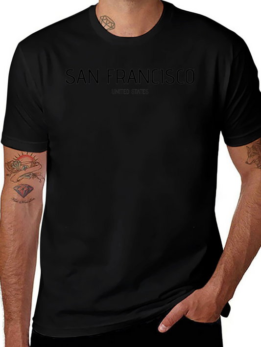 San Francisco Black Graphic Tee