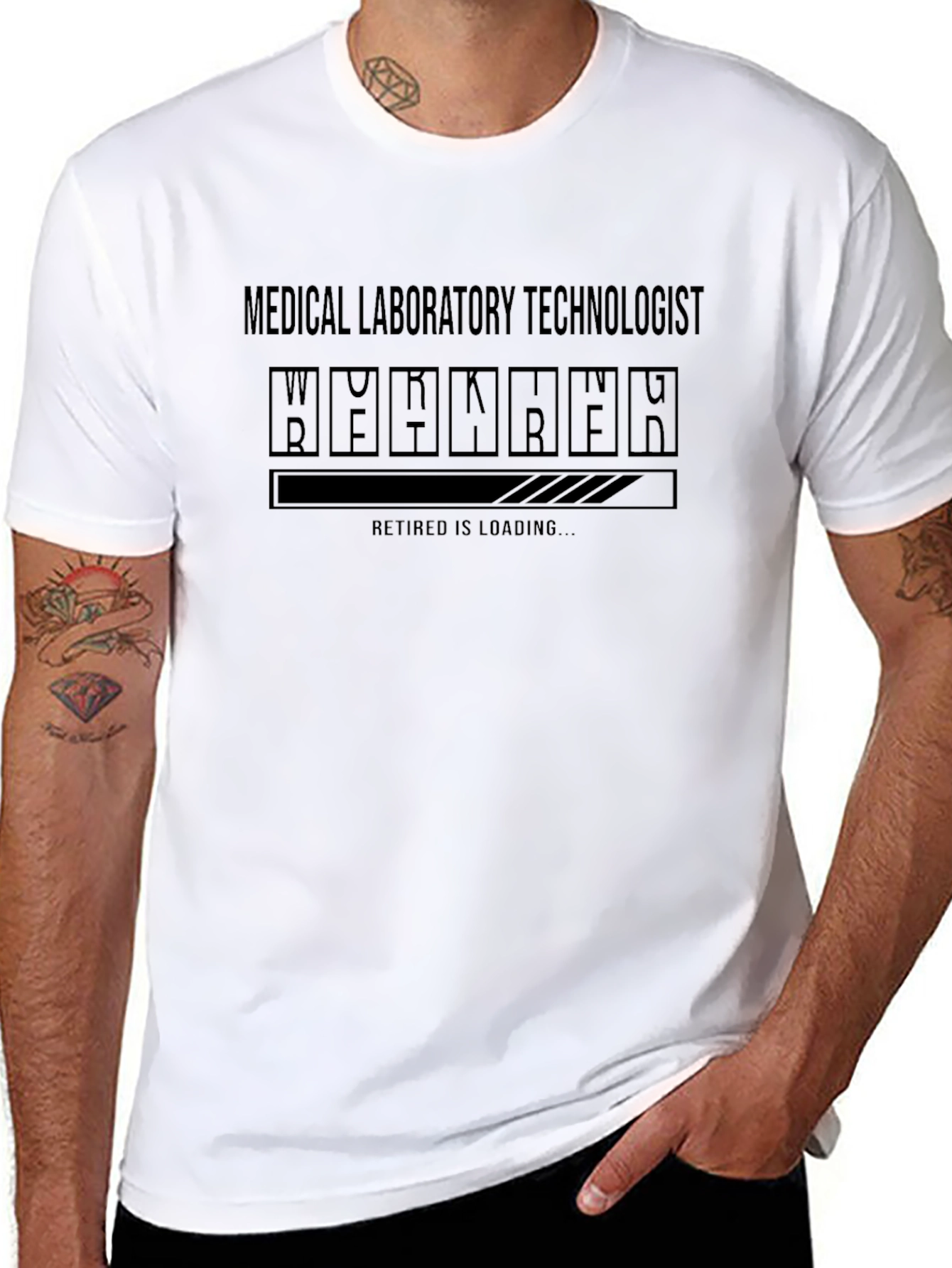 Medical Lab Tech Retirement Loading T-Shirt