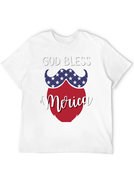God Bless Merica Patriotic T-Shirt
