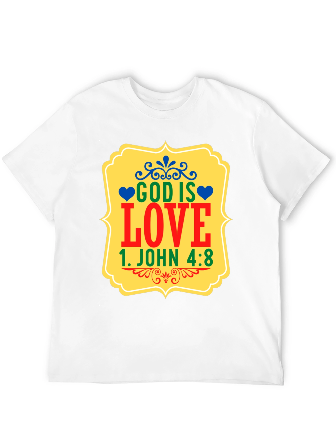 God is Love Graphic T-Shirt - 1 John 4:8