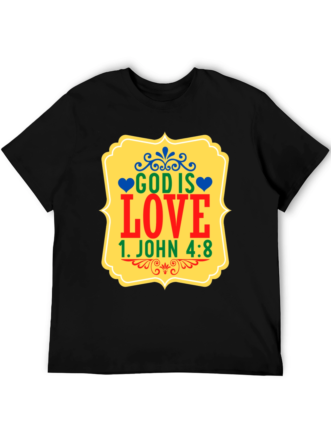 God is Love Graphic T-Shirt - 1 John 4:8