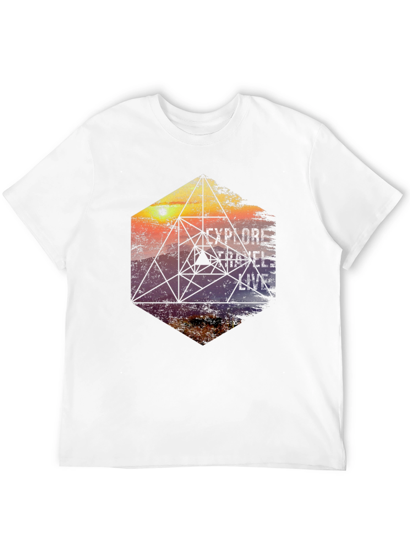 Explore Travel Live Graphic T-Shirt
