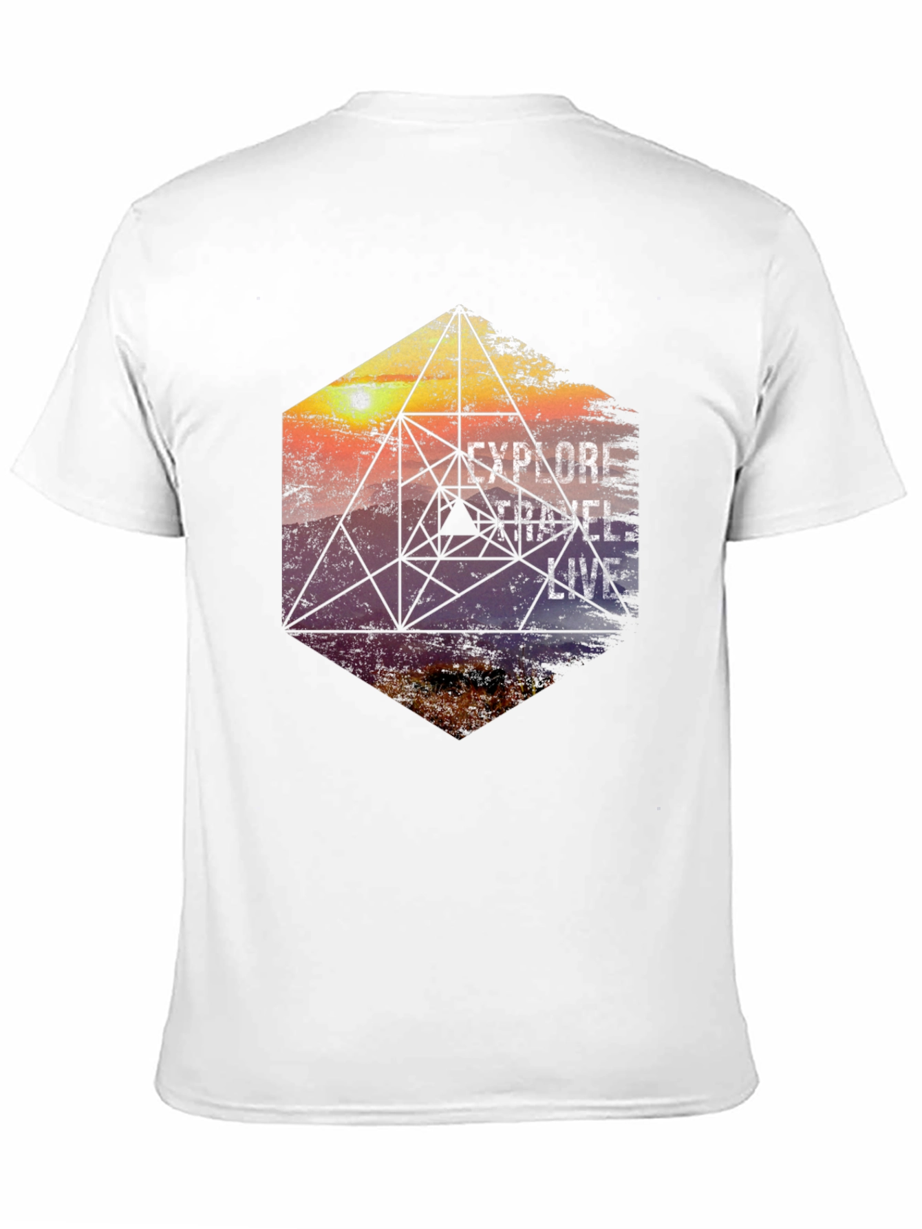 Explore Travel Live Graphic T-Shirt
