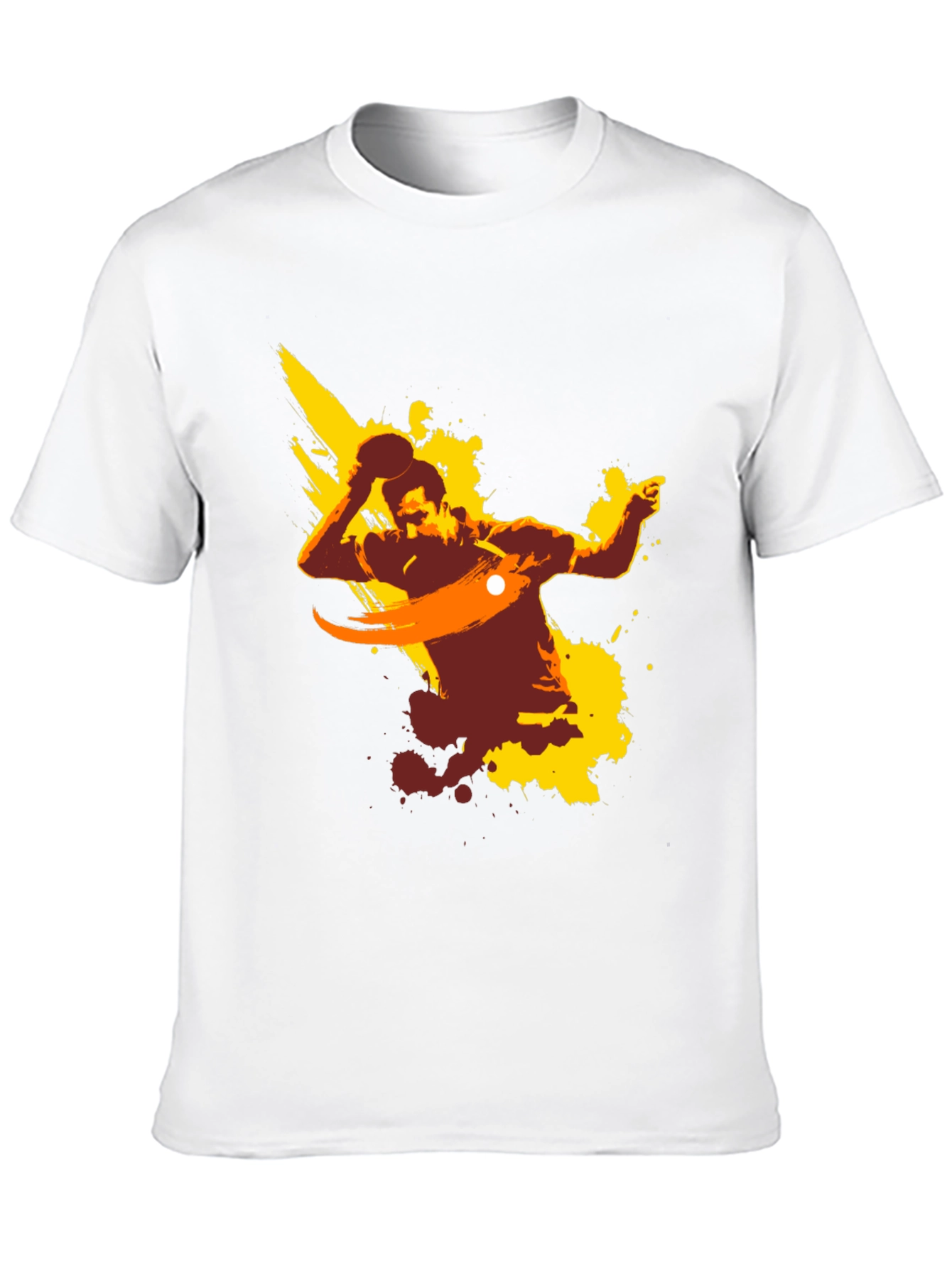 Quarterback Graphic Print T-Shirt - Sporty Casual Wear