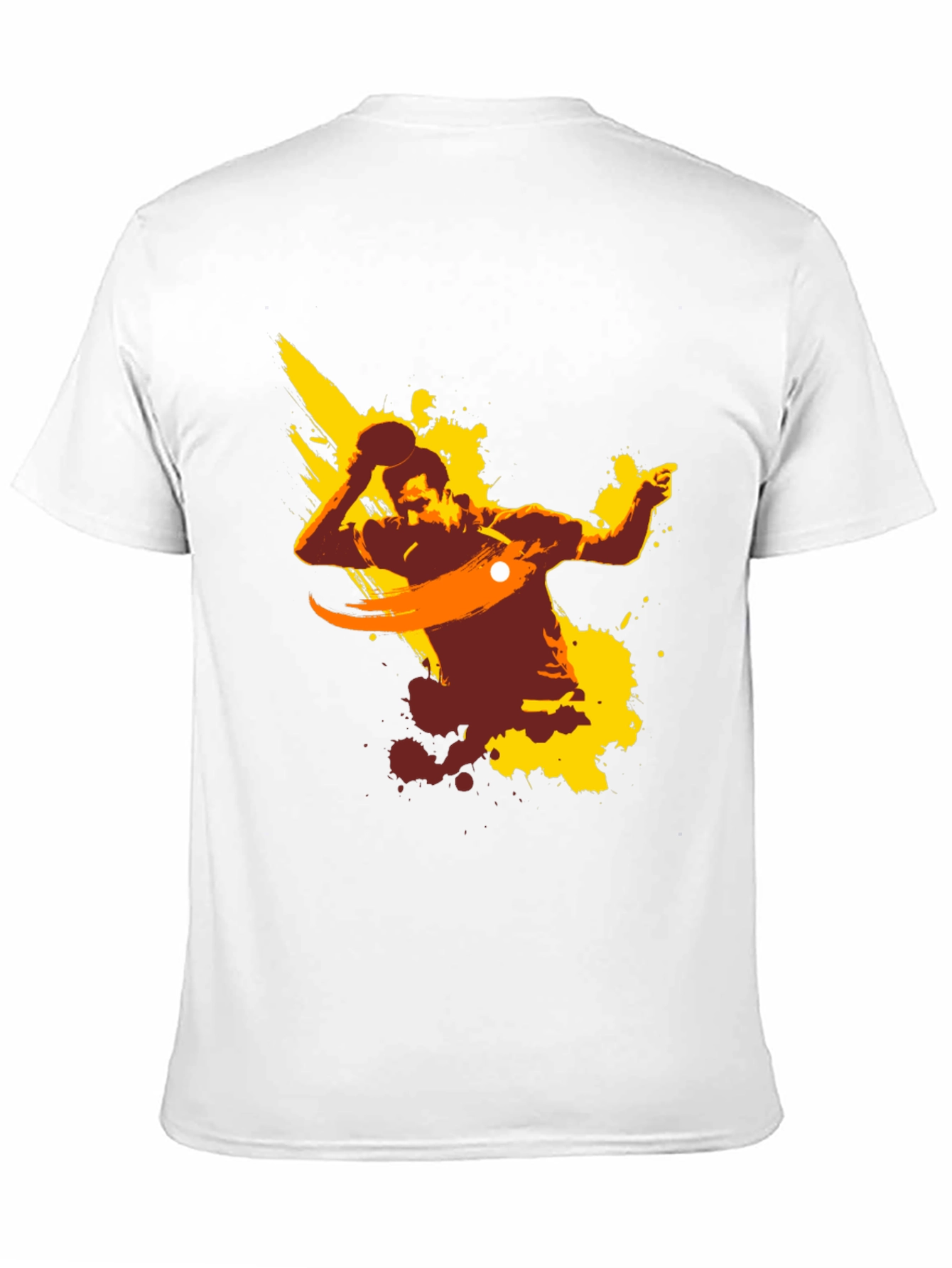 Quarterback Graphic Print T-Shirt - Sporty Casual Wear