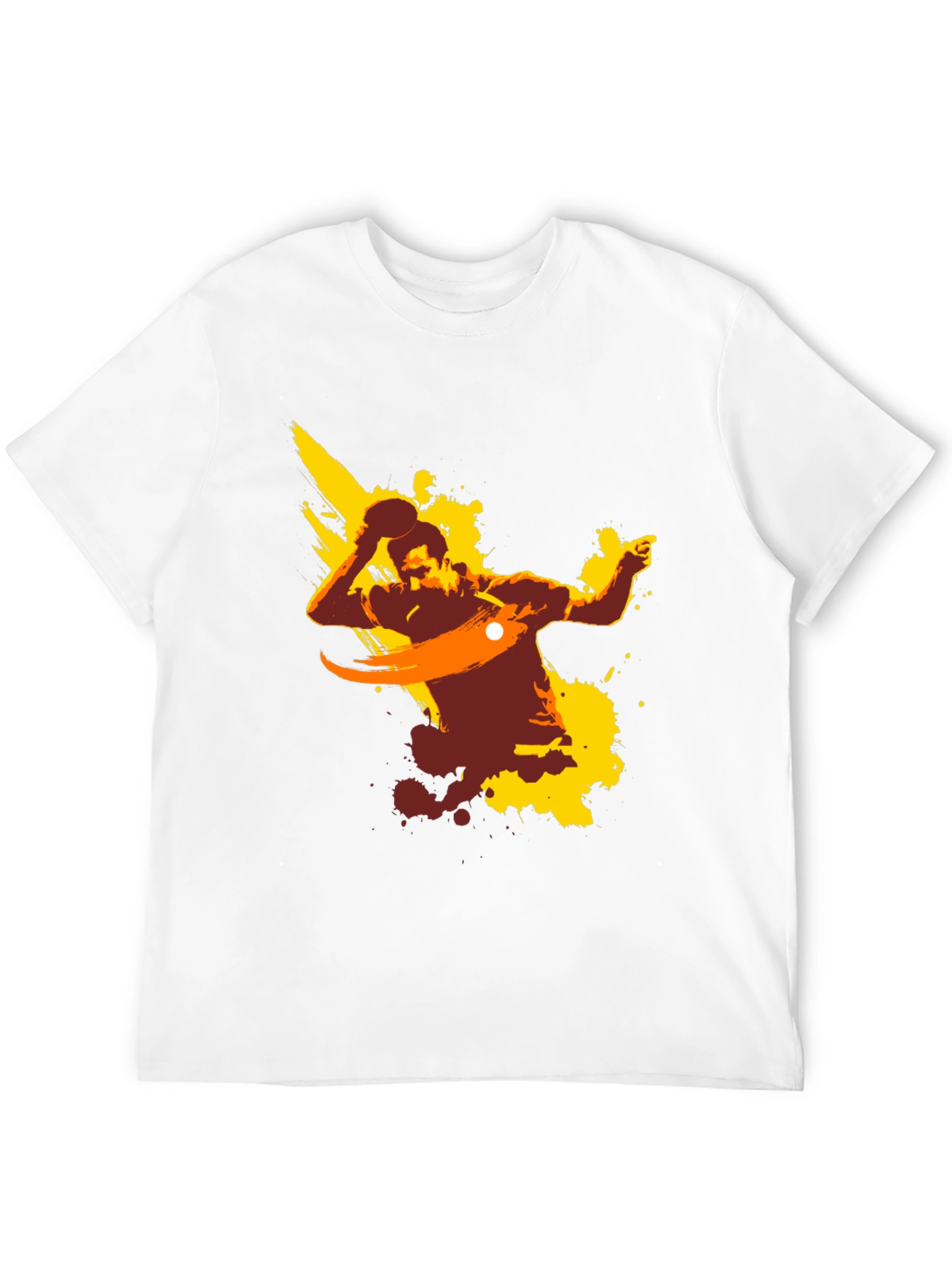 Quarterback Graphic Print T-Shirt - Sporty Casual Wear