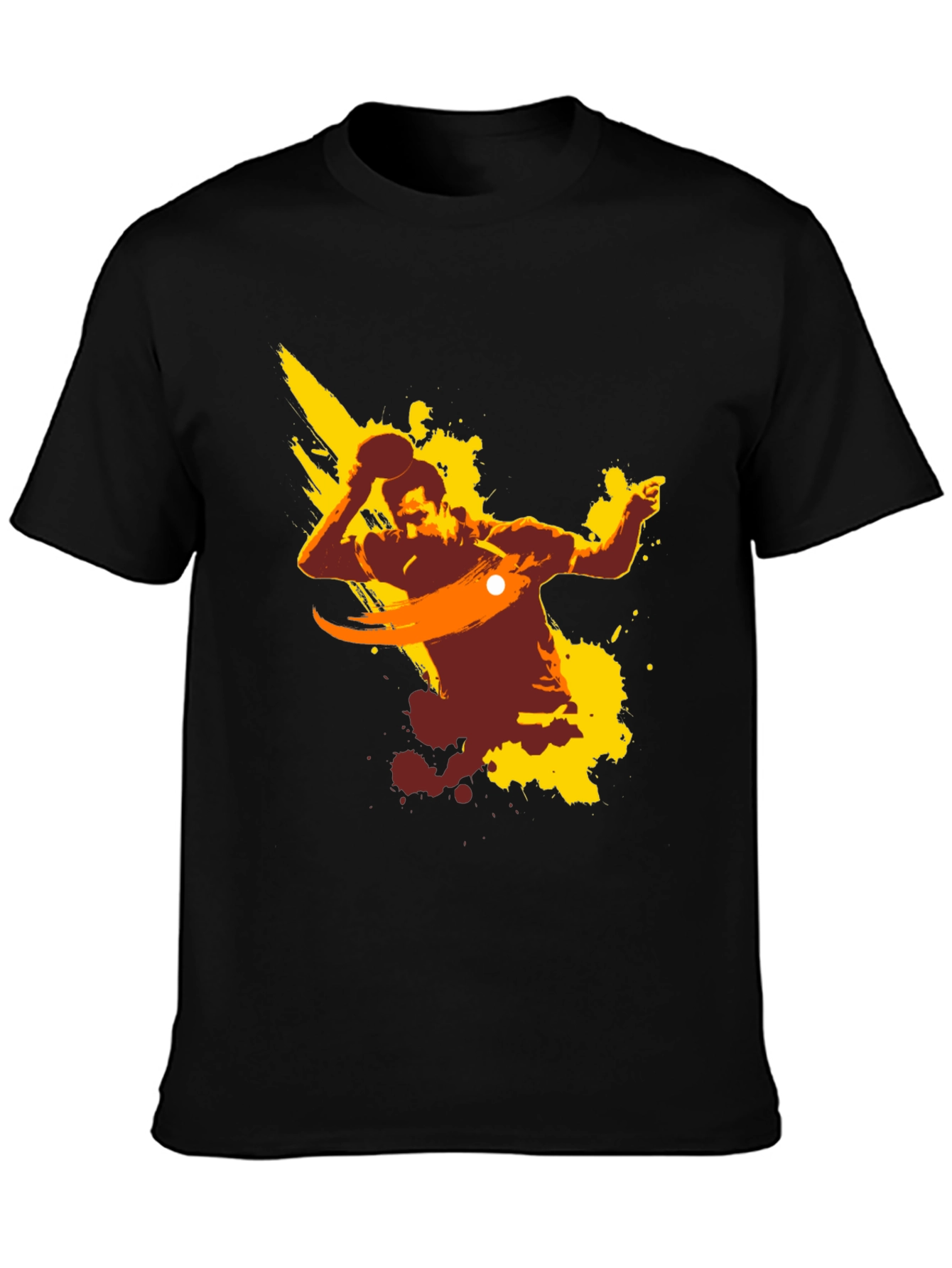 Quarterback Graphic Print T-Shirt - Sporty Casual Wear