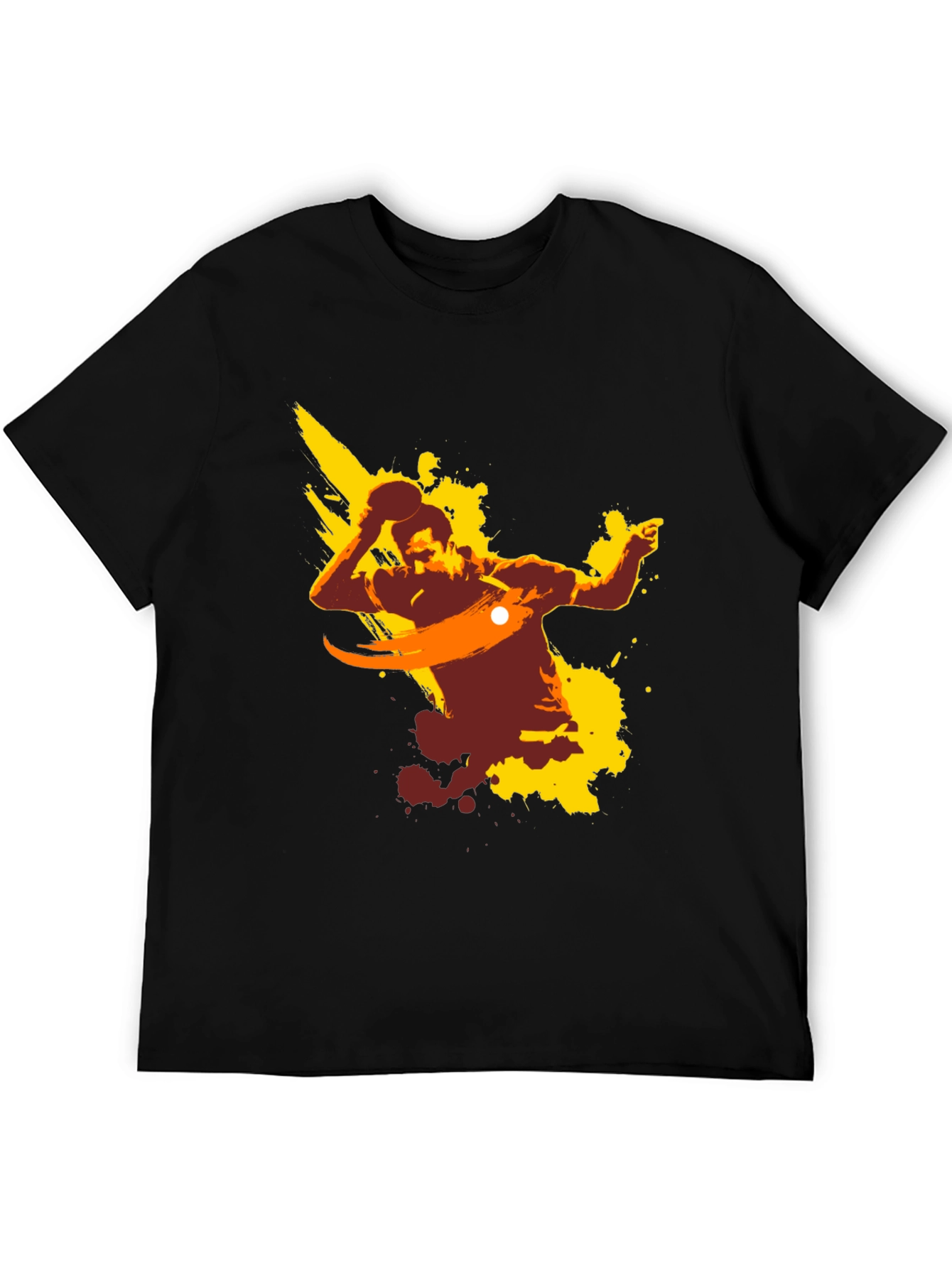 Quarterback Graphic Print T-Shirt - Sporty Casual Wear