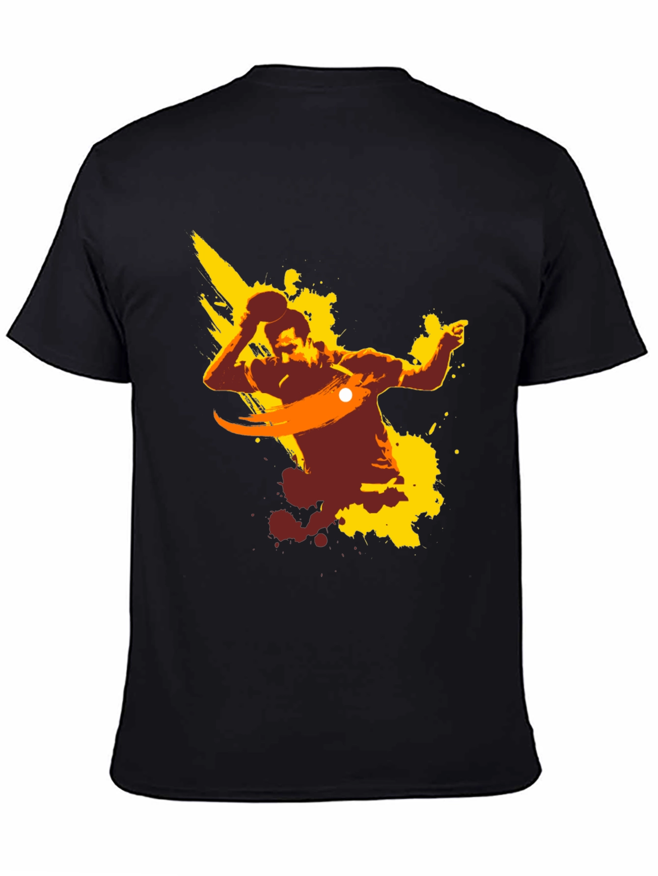 Quarterback Graphic Print T-Shirt - Sporty Casual Wear