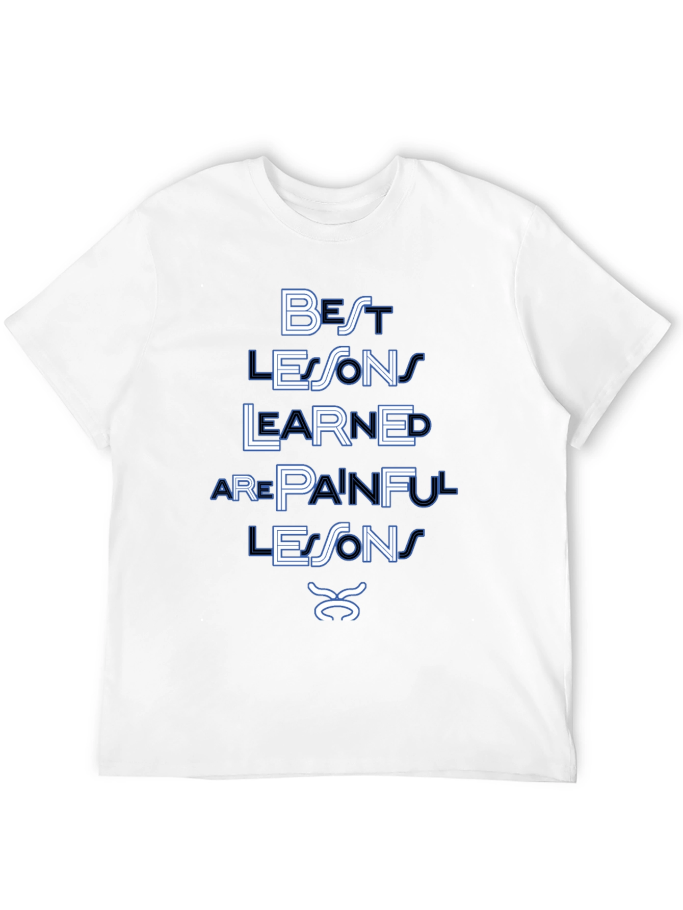 Painful Lessons T-Shirt | Black Graphic Tee