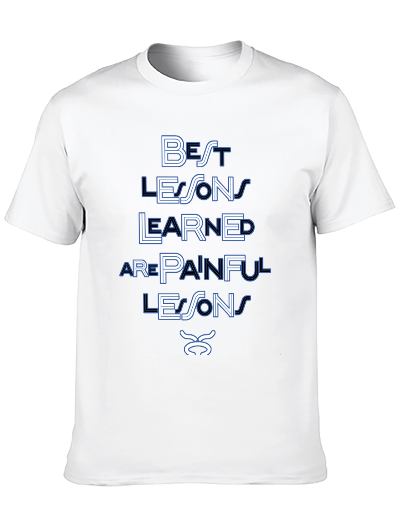 Painful Lessons T-Shirt | Black Graphic Tee
