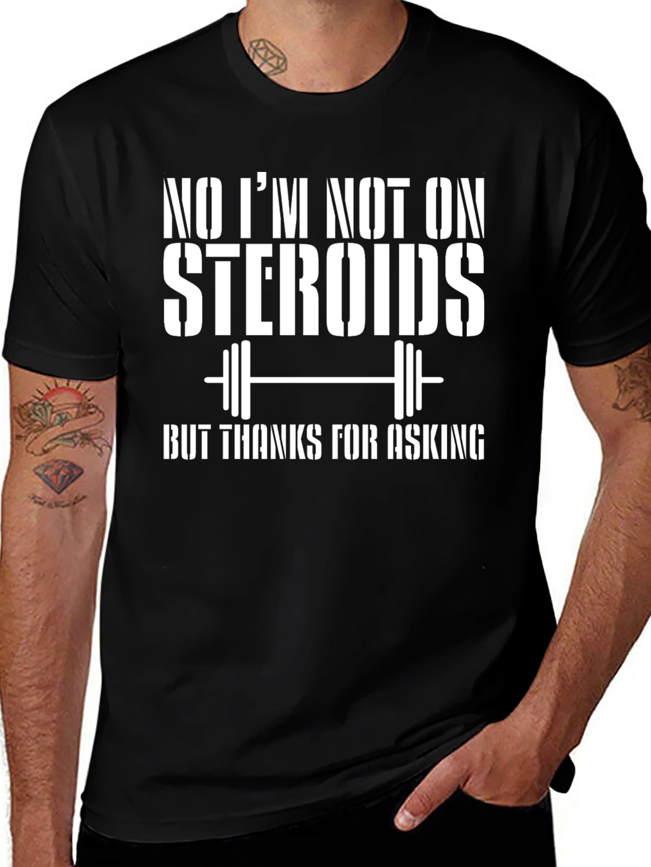 Funny Steroid T-Shirt - Gym Humor Tee
