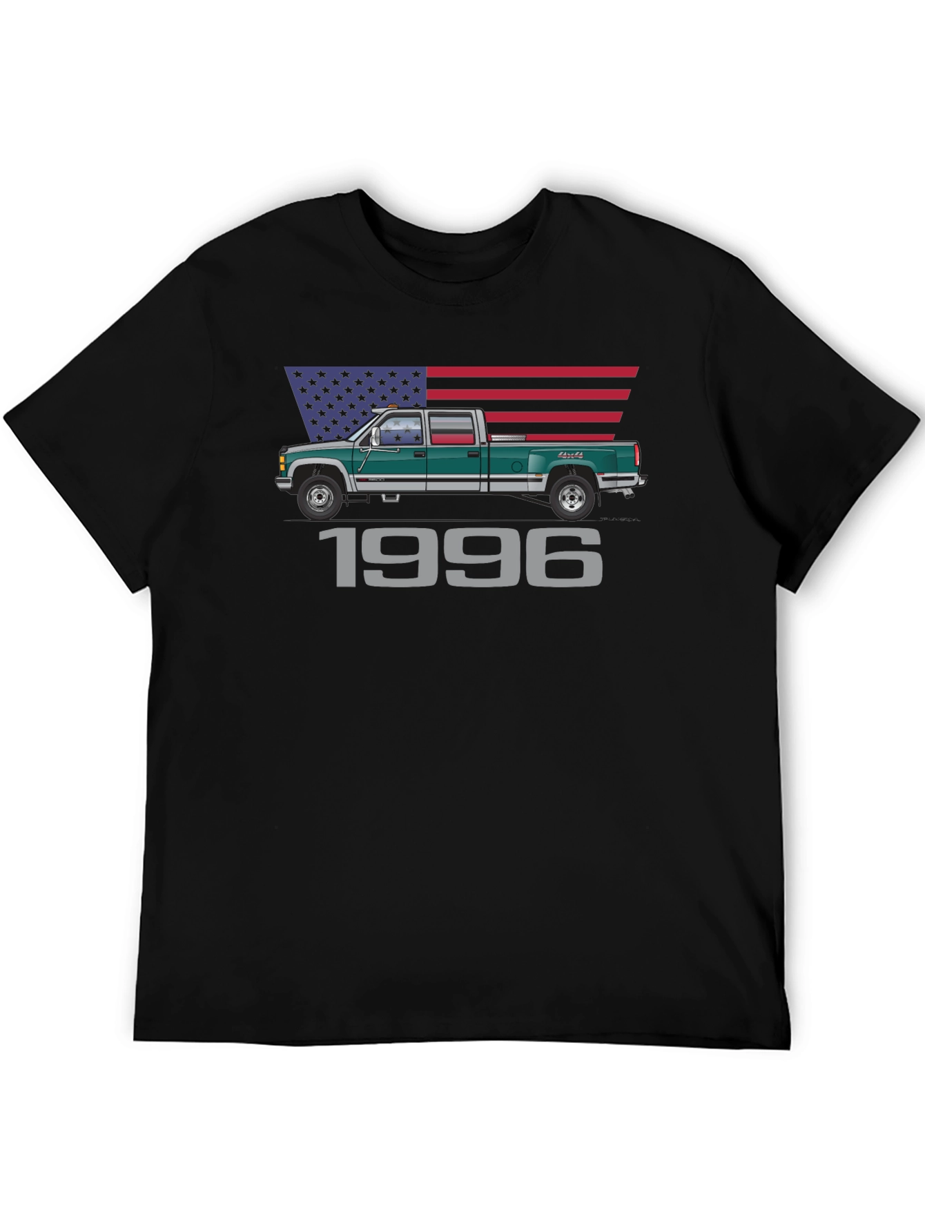 1996 Truck Graphic Tee - Classic Pickup Truck T-Shirt