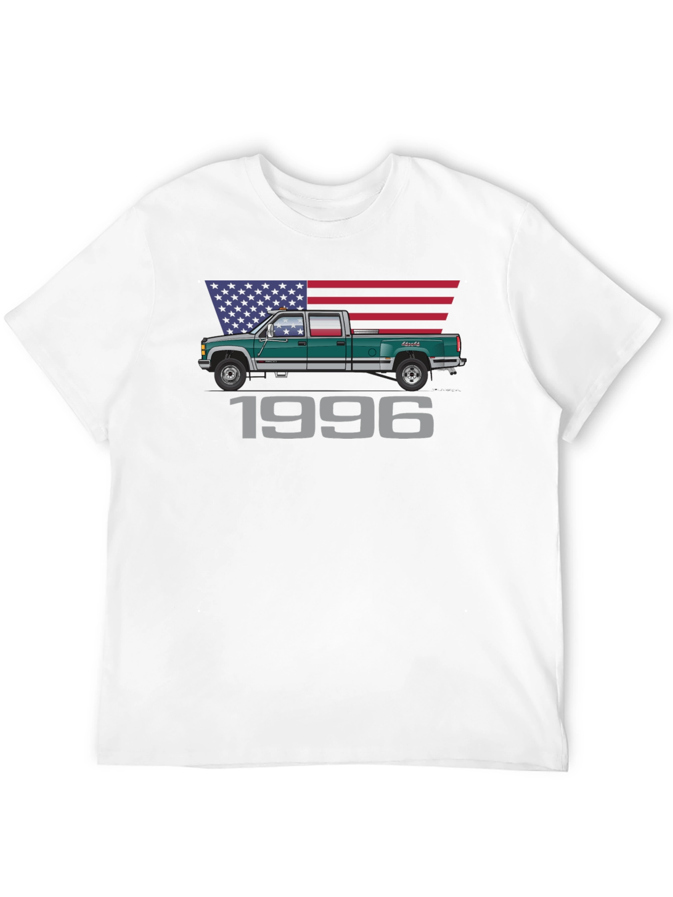 1996 Truck Graphic Tee - Classic Pickup Truck T-Shirt