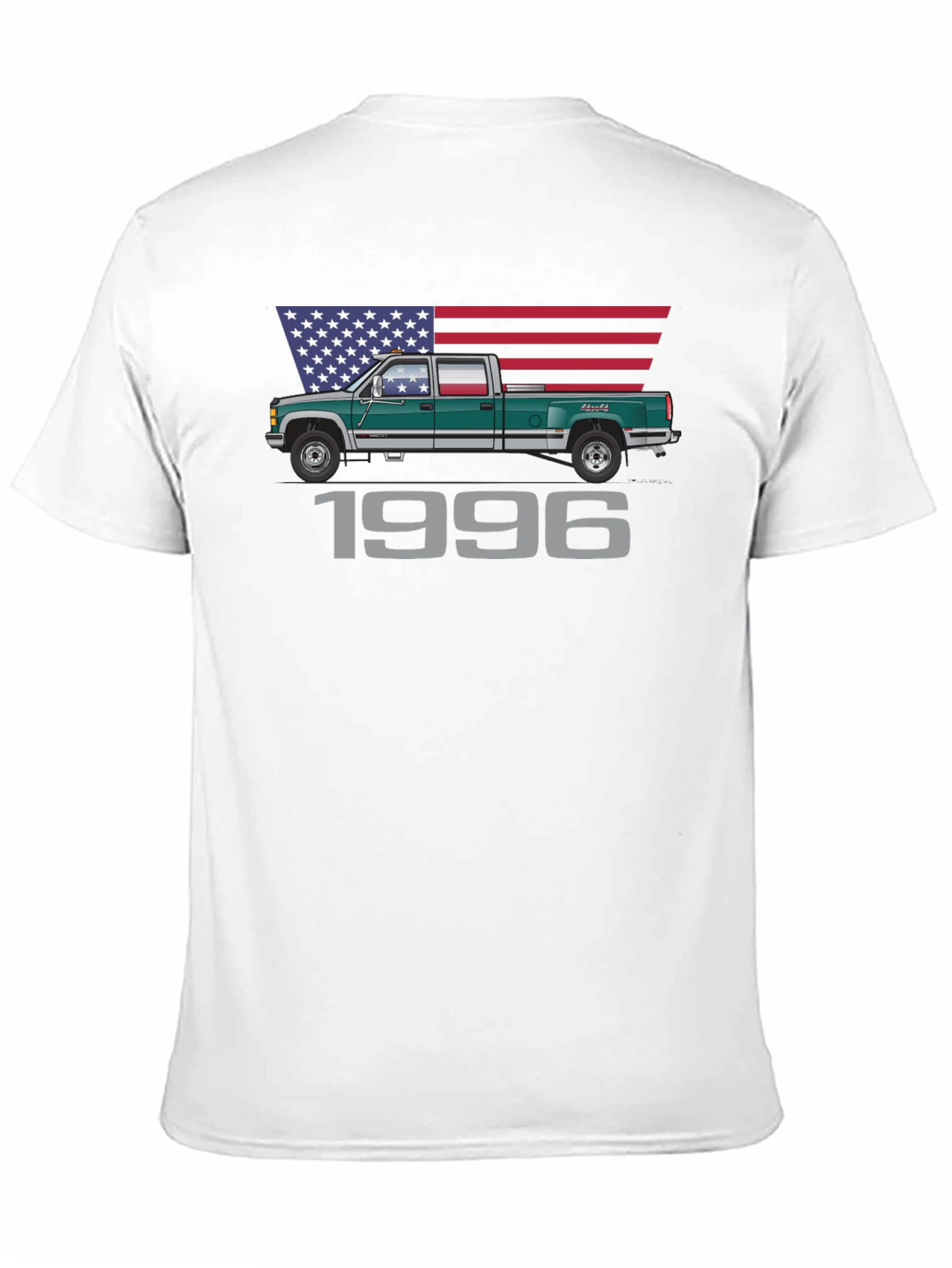 1996 Truck Graphic Tee - Classic Pickup Truck T-Shirt