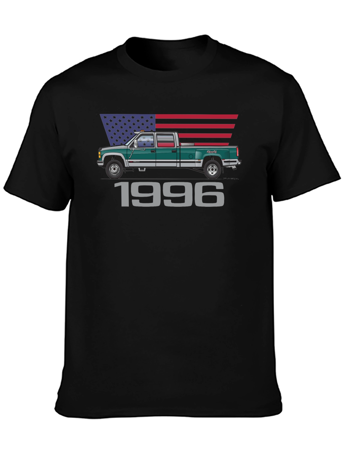 1996 Truck Graphic Tee - Classic Pickup Truck T-Shirt