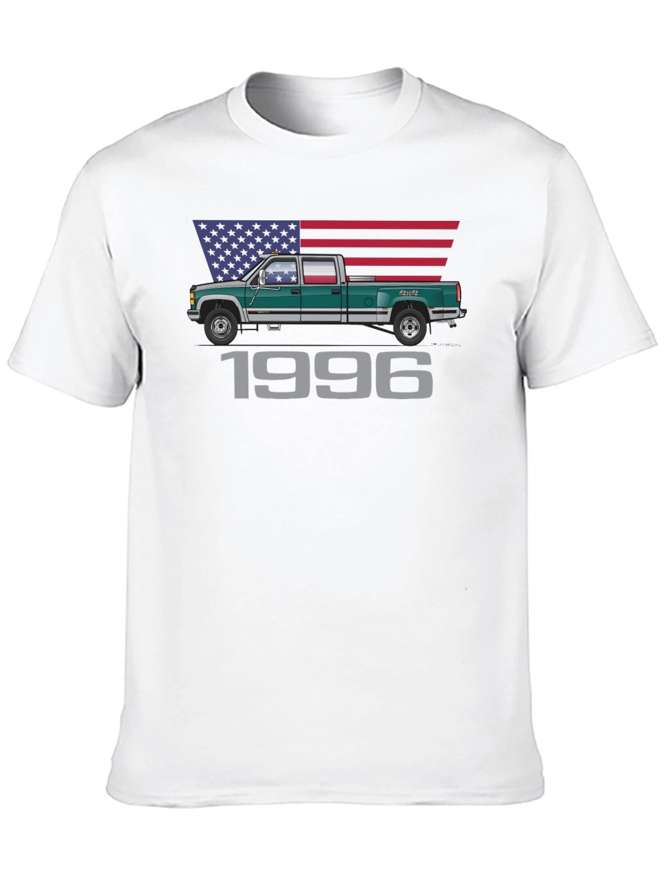 1996 Truck Graphic Tee - Classic Pickup Truck T-Shirt