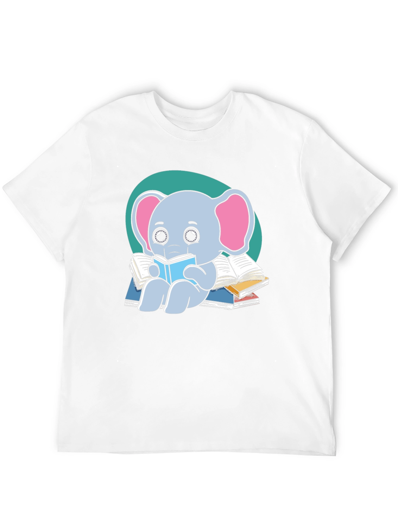 Reading Elephant T-Shirt