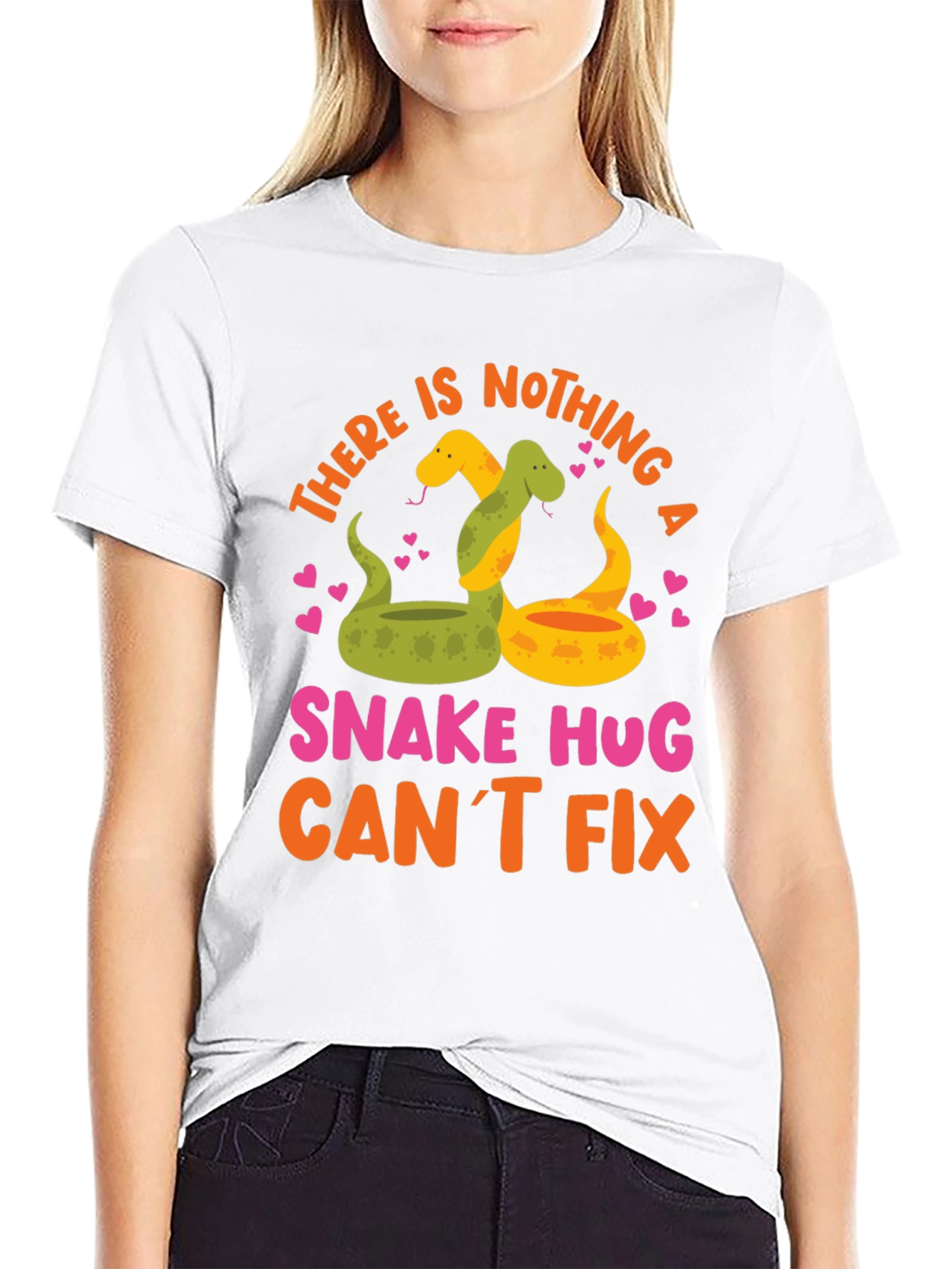 Snake Hugs T-Shirt - Funny Graphic Tee