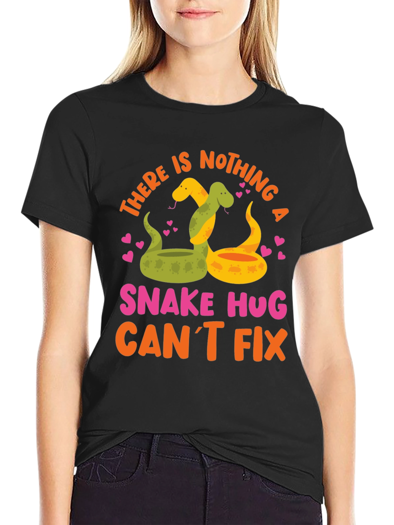 Snake Hugs T-Shirt - Funny Graphic Tee