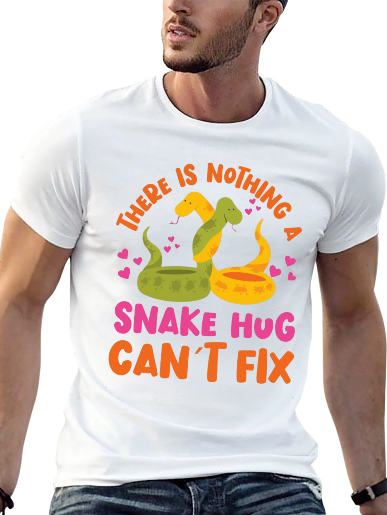 Snake Hugs T-Shirt - Funny Graphic Tee