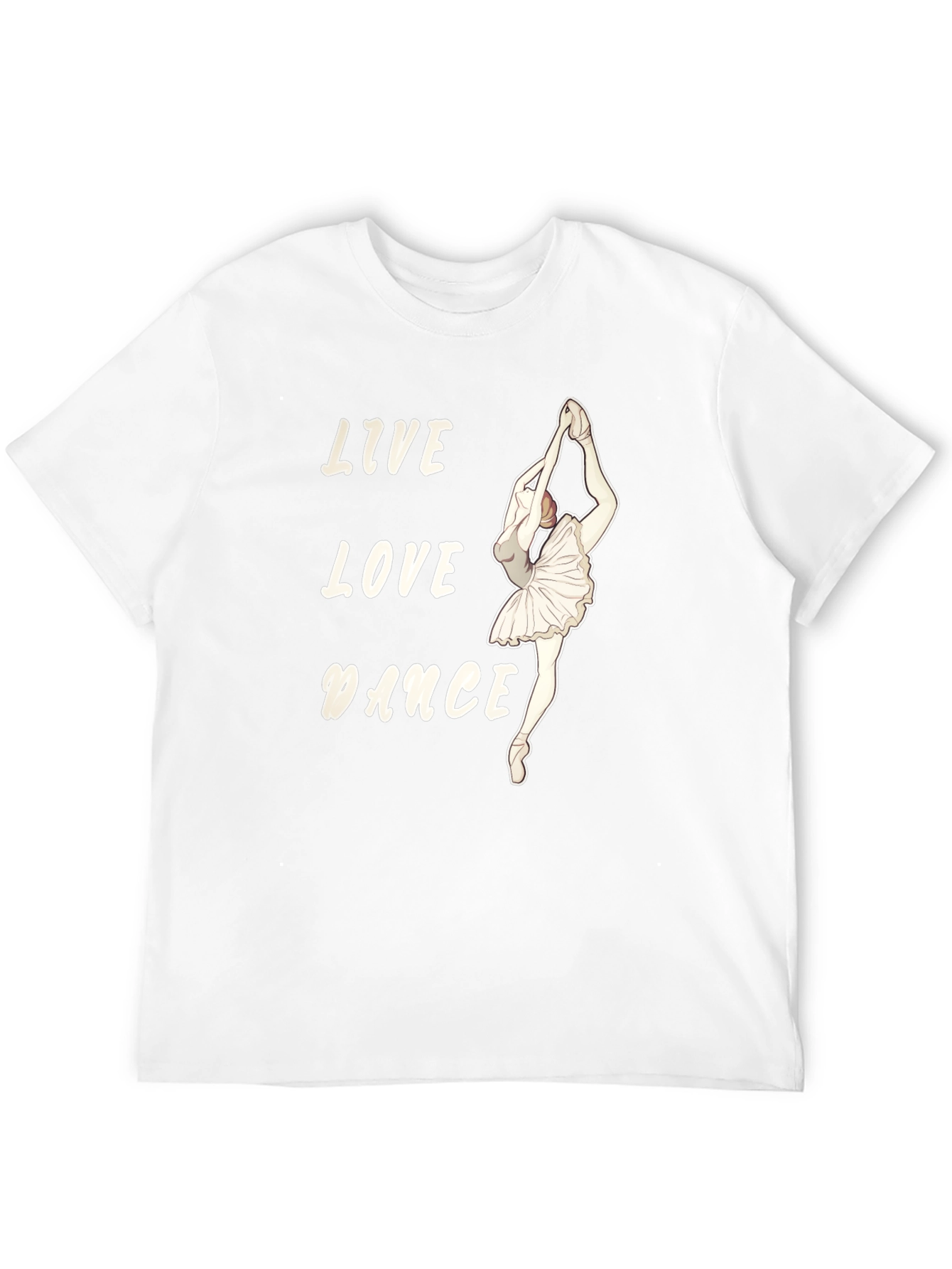 Live Love Dance Ballerina T-Shirt
