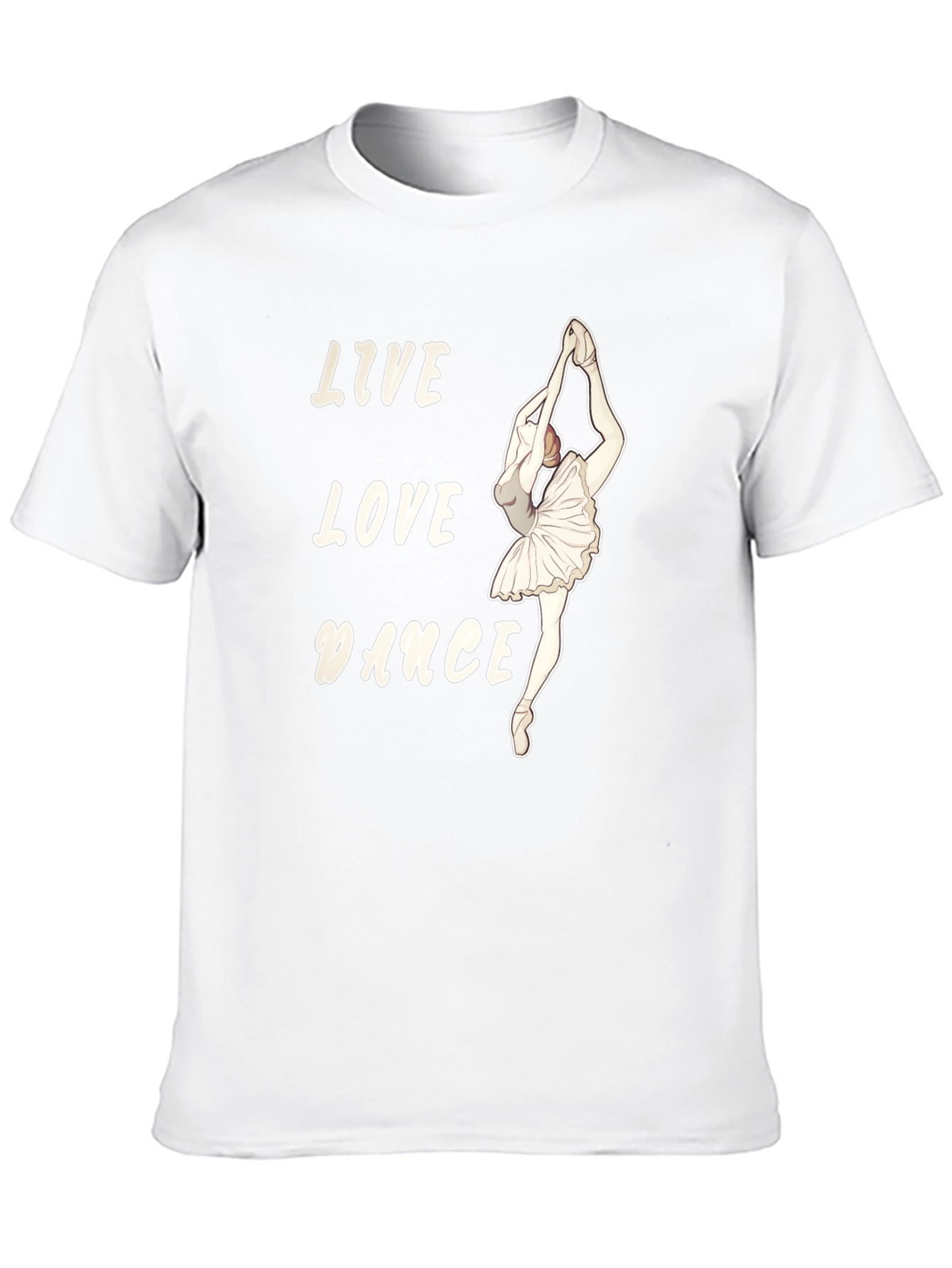 Live Love Dance Ballerina T-Shirt