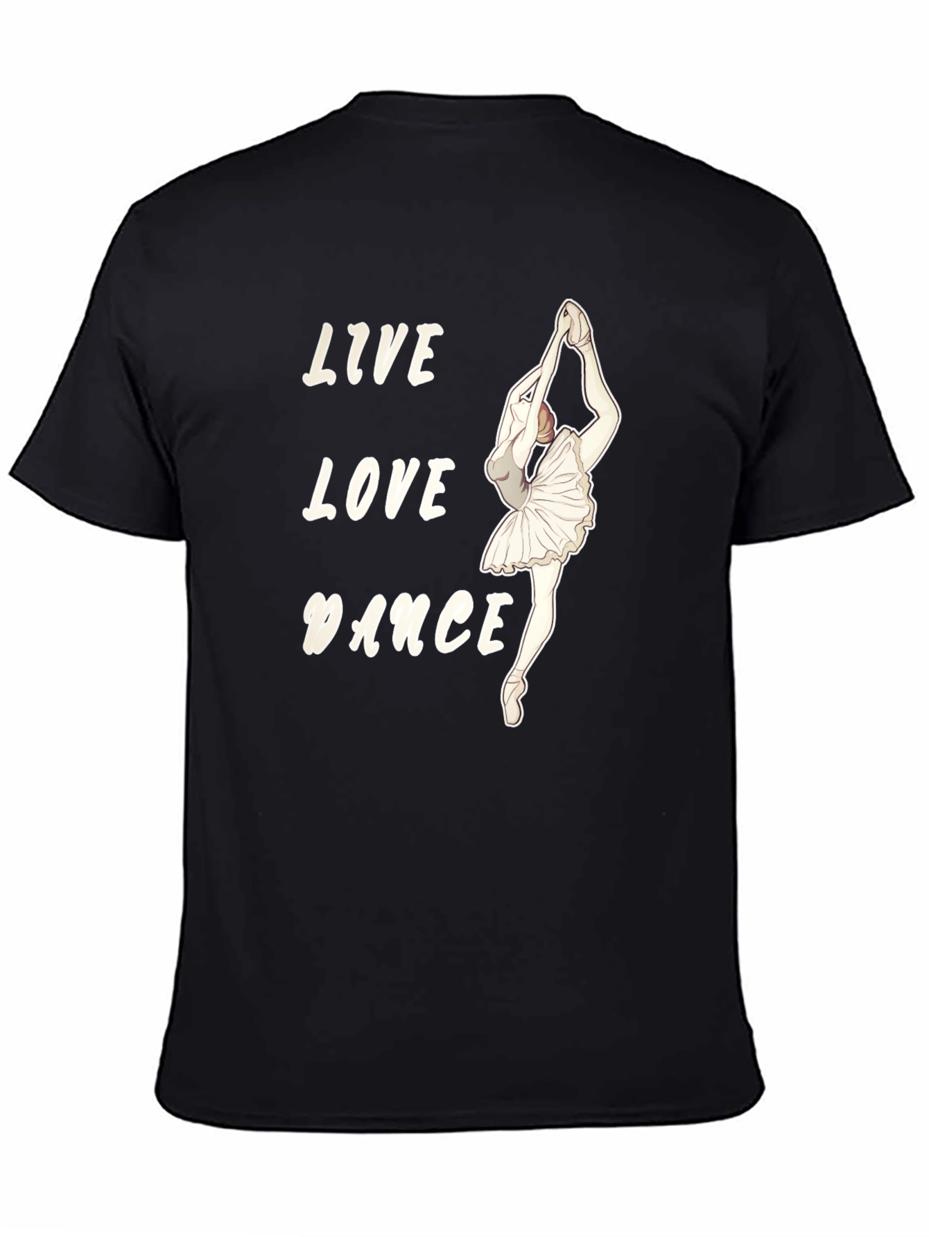 Live Love Dance Ballerina T-Shirt